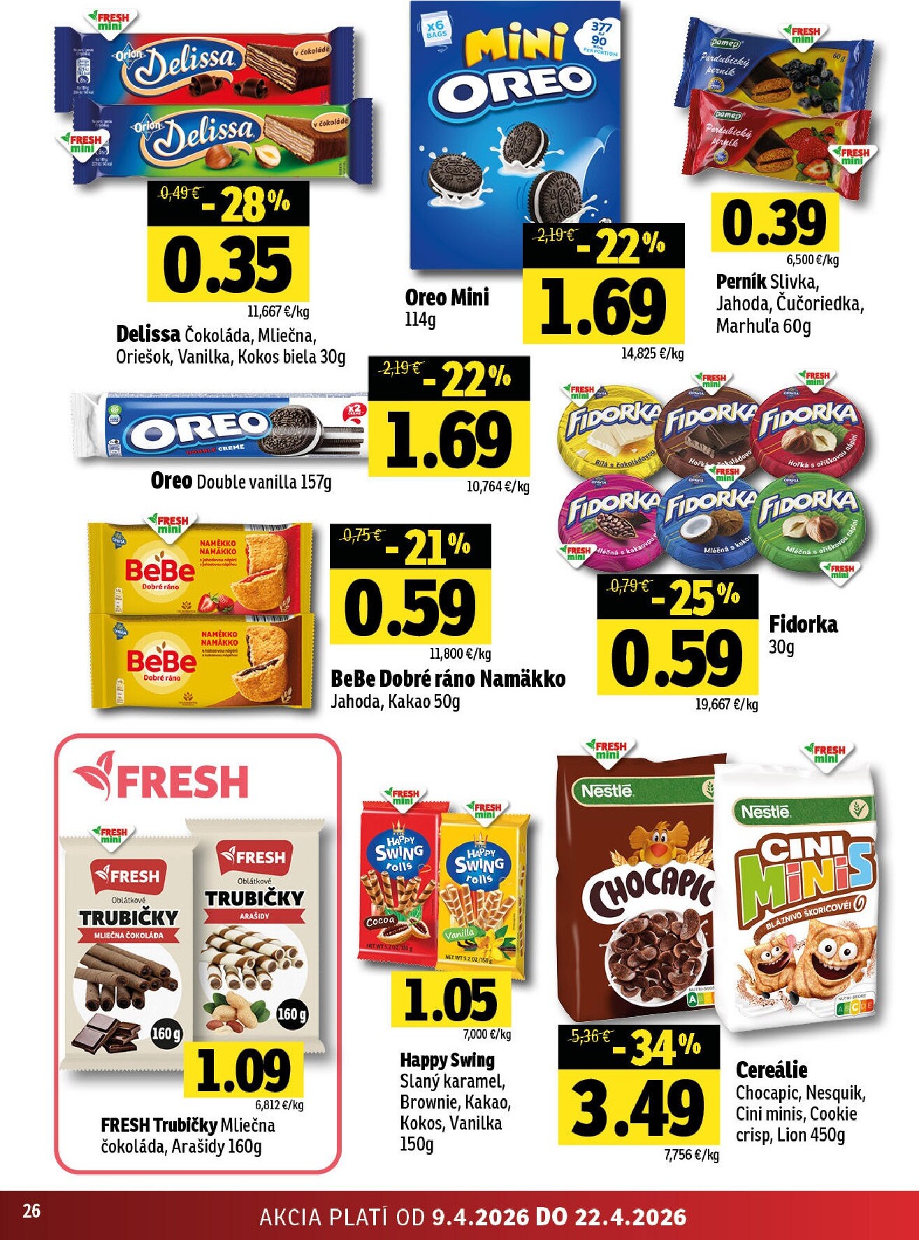 fresh - Nový leták Fresh - Východné Slovensko platný od štvrtka, 09.04.2026 do stredy, 22.04.2026 - page: 26