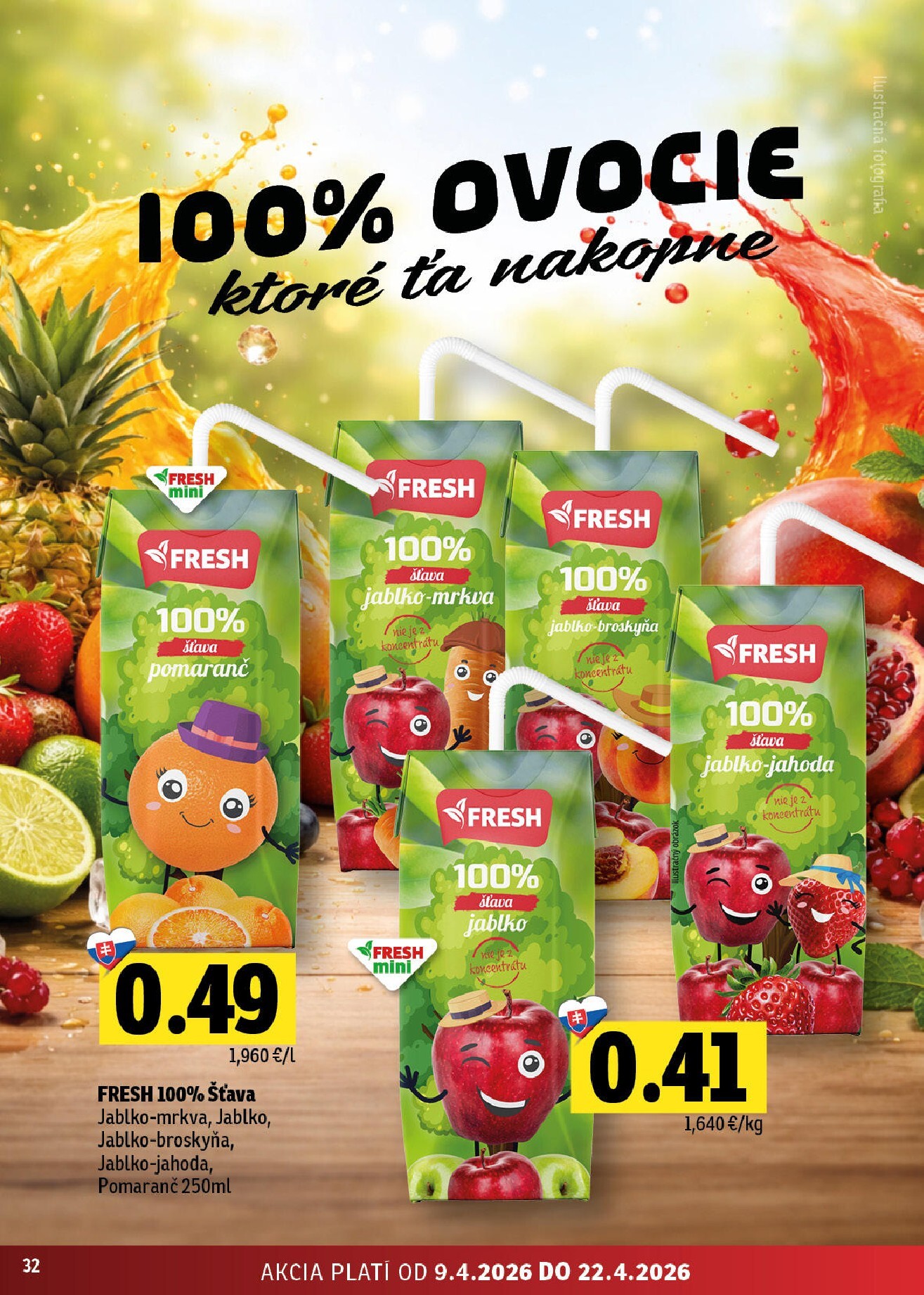 fresh - Nový leták Fresh - Východné Slovensko platný od štvrtka, 09.04.2026 do stredy, 22.04.2026 - page: 32