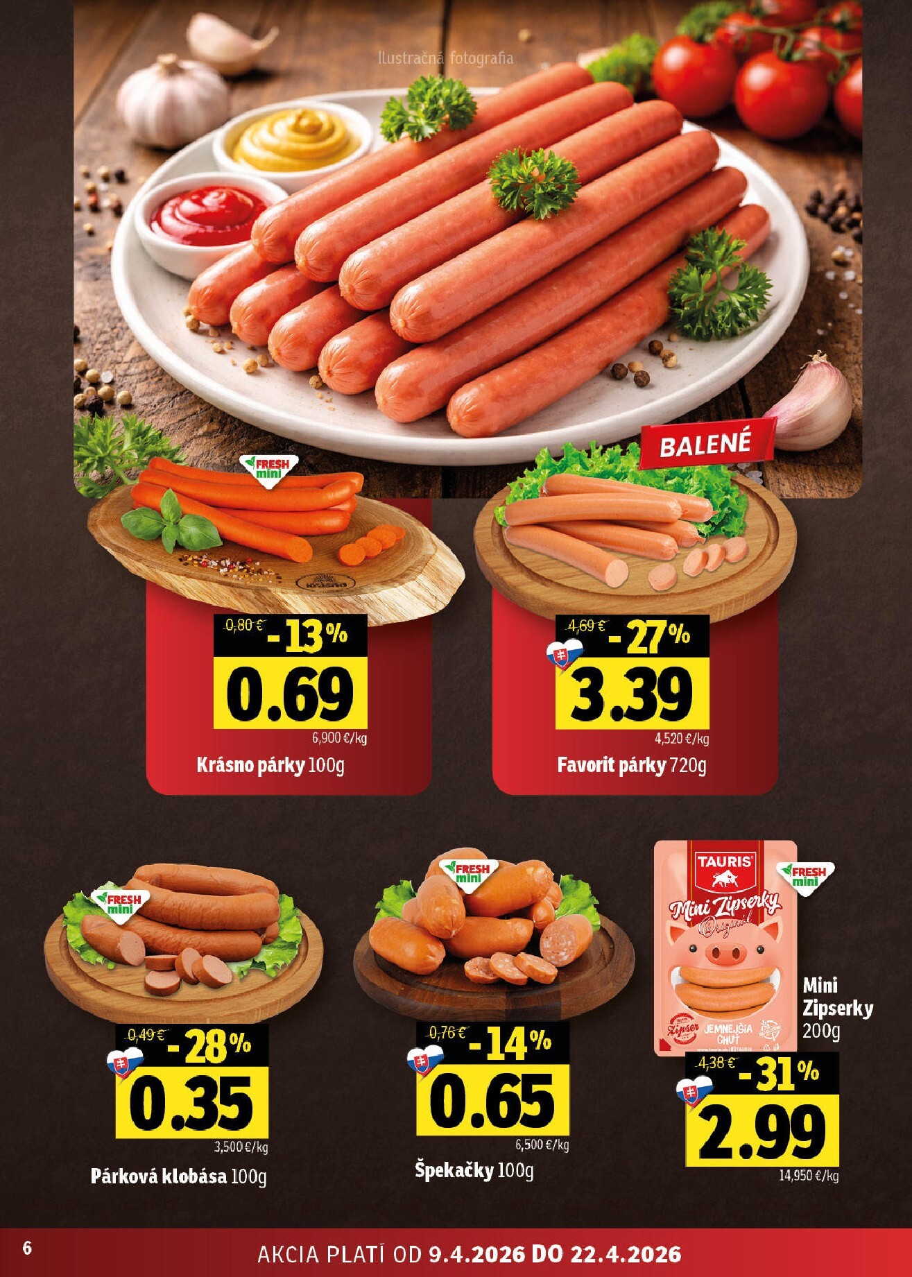 fresh - Nový leták Fresh - Východné Slovensko platný od štvrtka, 09.04.2026 do stredy, 22.04.2026 - page: 6