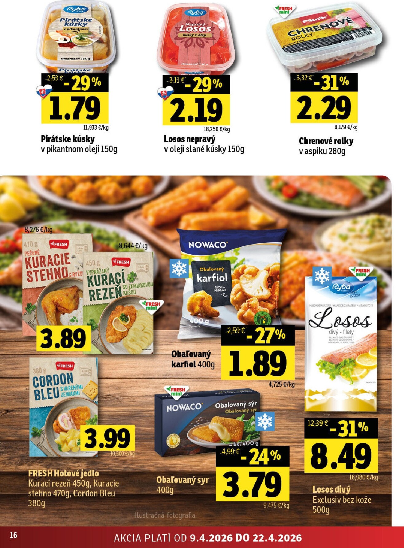 fresh - Nový leták Fresh - Stredné a západné Slovensko platný od štvrtka, 09.04.2026 do stredy, 22.04.2026 - page: 16