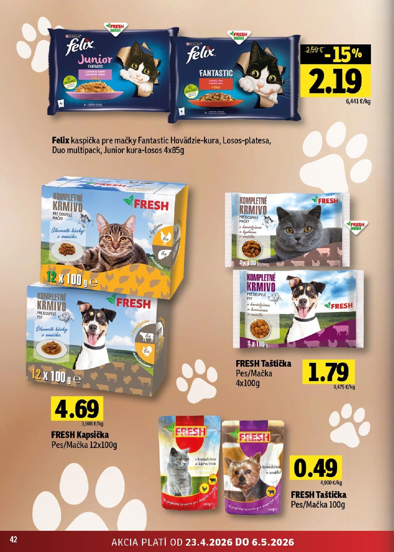 fresh - Nový leták Fresh - Stredné a západné Slovensko od štvrtka, 23.04.2026 do stredy, 06.05.2026 - page: 42