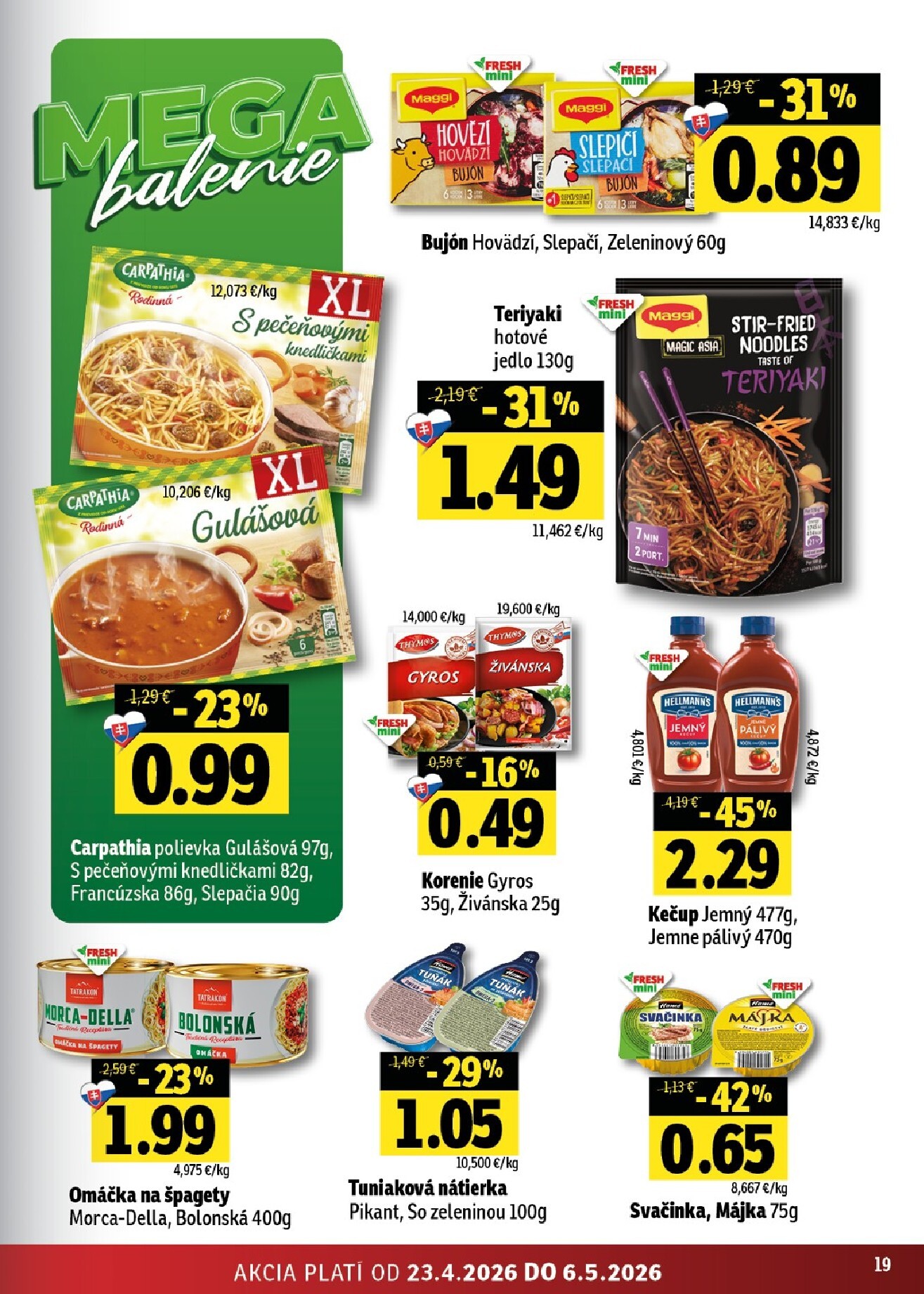 fresh - Nový leták Fresh - Východné Slovensko od štvrtka, 23.04.2026 do stredy, 06.05.2026 - page: 19
