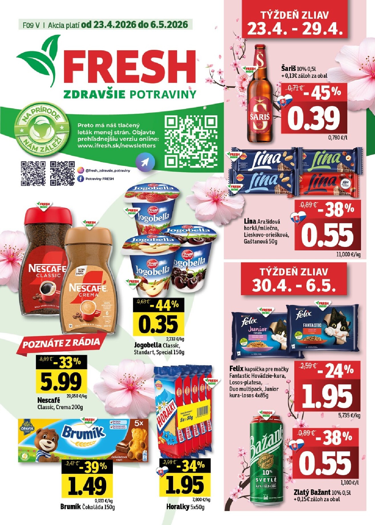 fresh - Nový leták Fresh - Východné Slovensko od štvrtka, 23.04.2026 do stredy, 06.05.2026