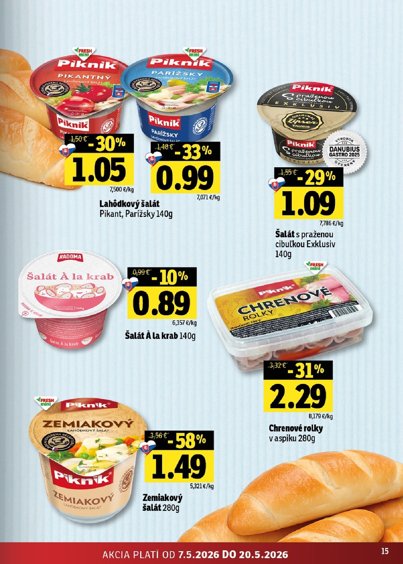 fresh - Nový leták Fresh - Stredné a západné Slovensko od štvrtka, 07.05.2026 do stredy, 20.05.2026 - page: 15