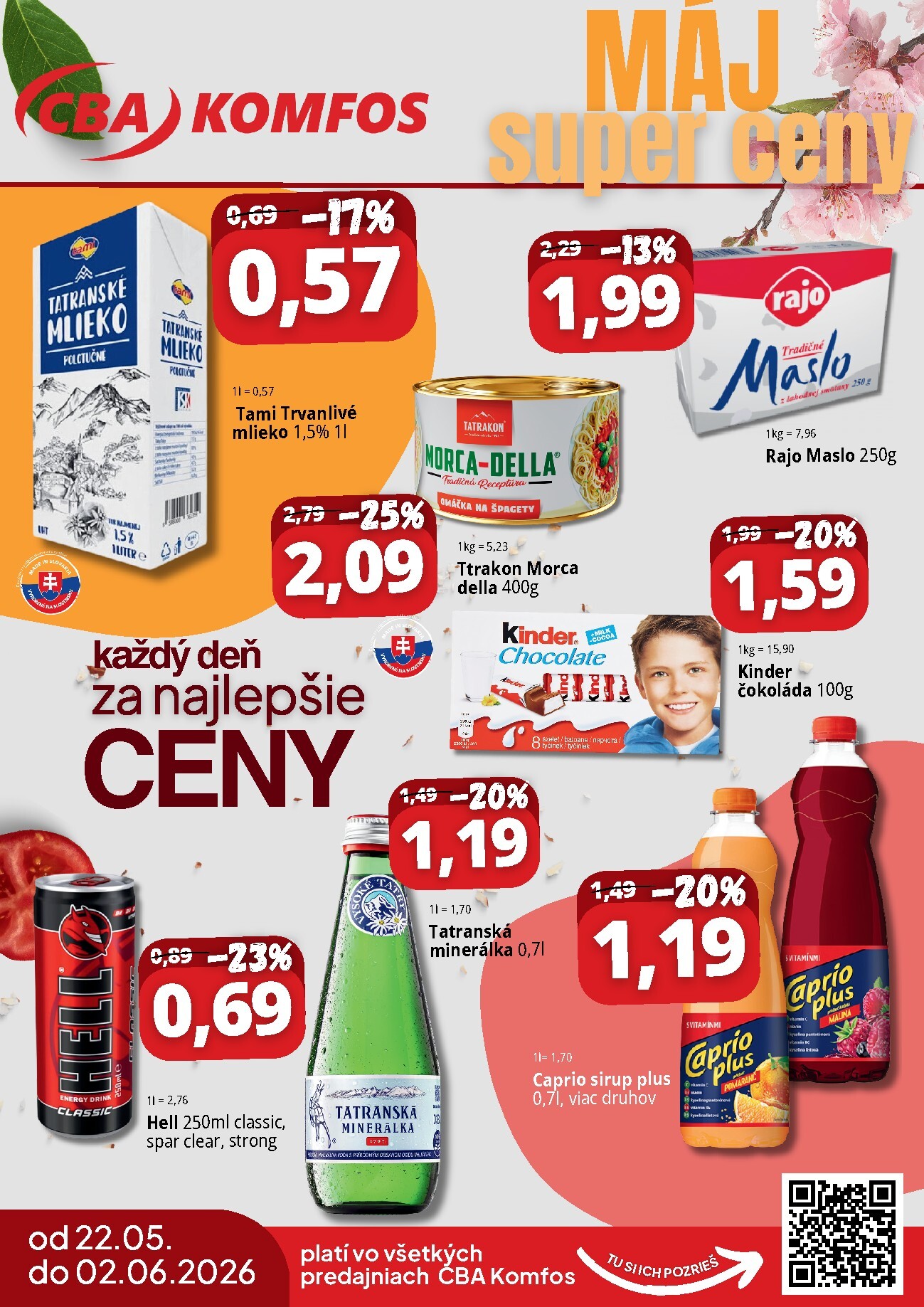 cba - Nový CBA - Super ceny leták od piatku, 22.05.2026 do utorka, 02.06.2026