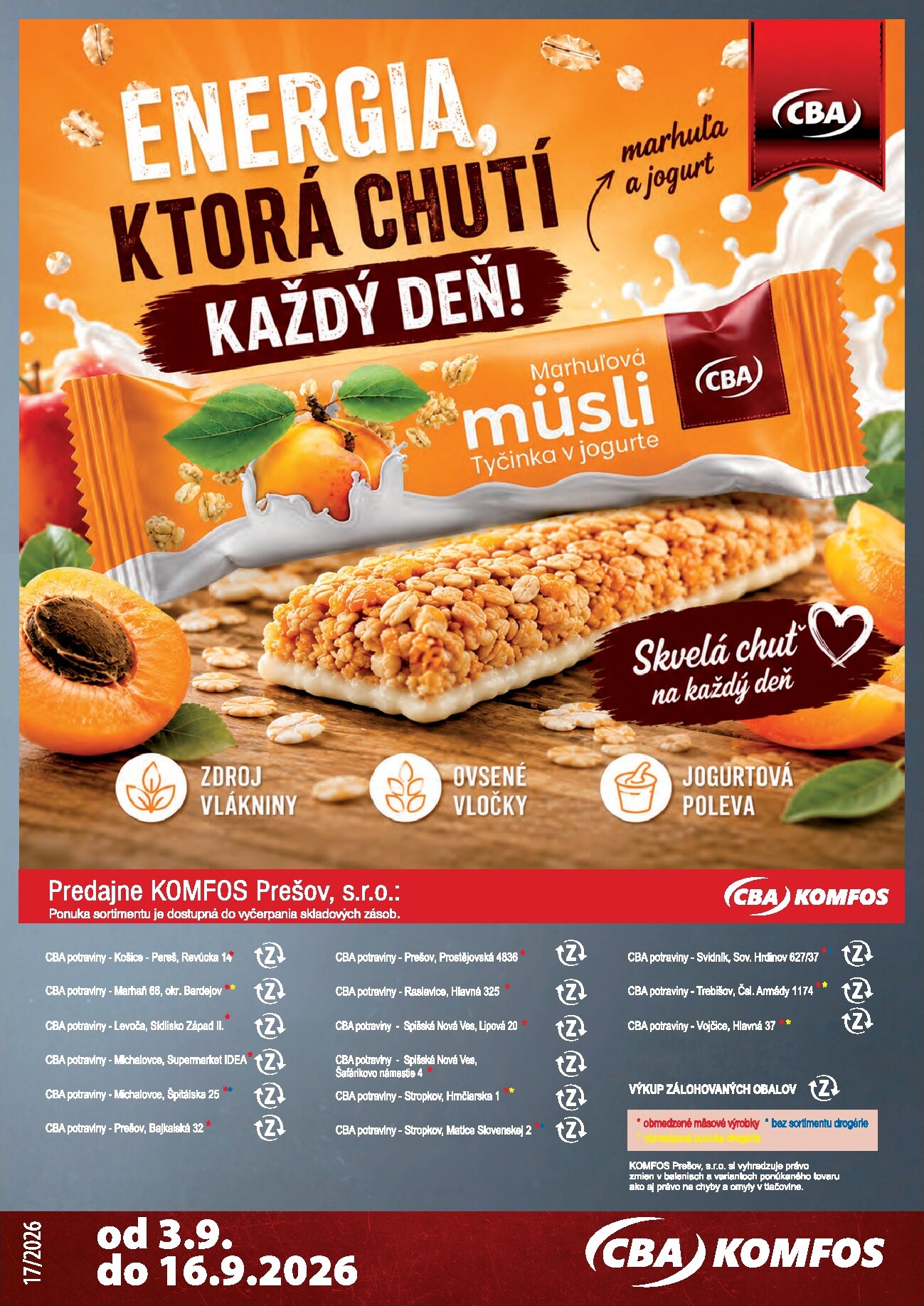 cba - Nový CBA - Komfos leták od štvrtka, 03.09.2026 do stredy, 16.09.2026 - page: 24