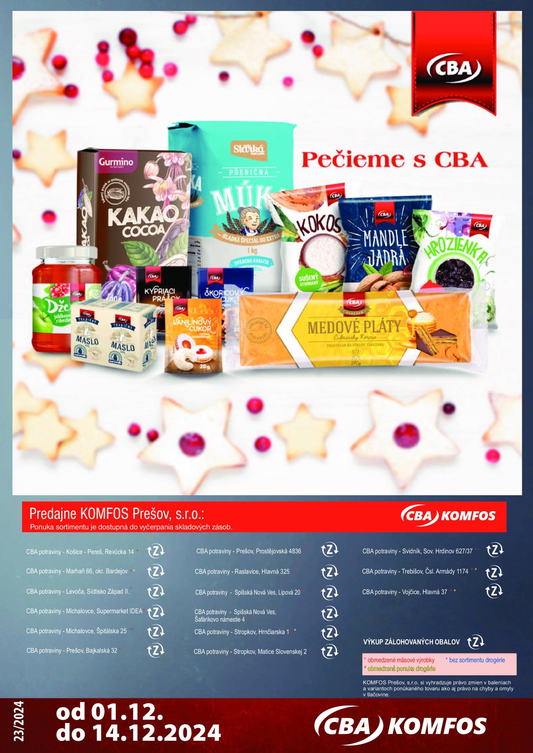 cba - CBA - Komfos leták platný od 01.12. - 14.12. - page: 26