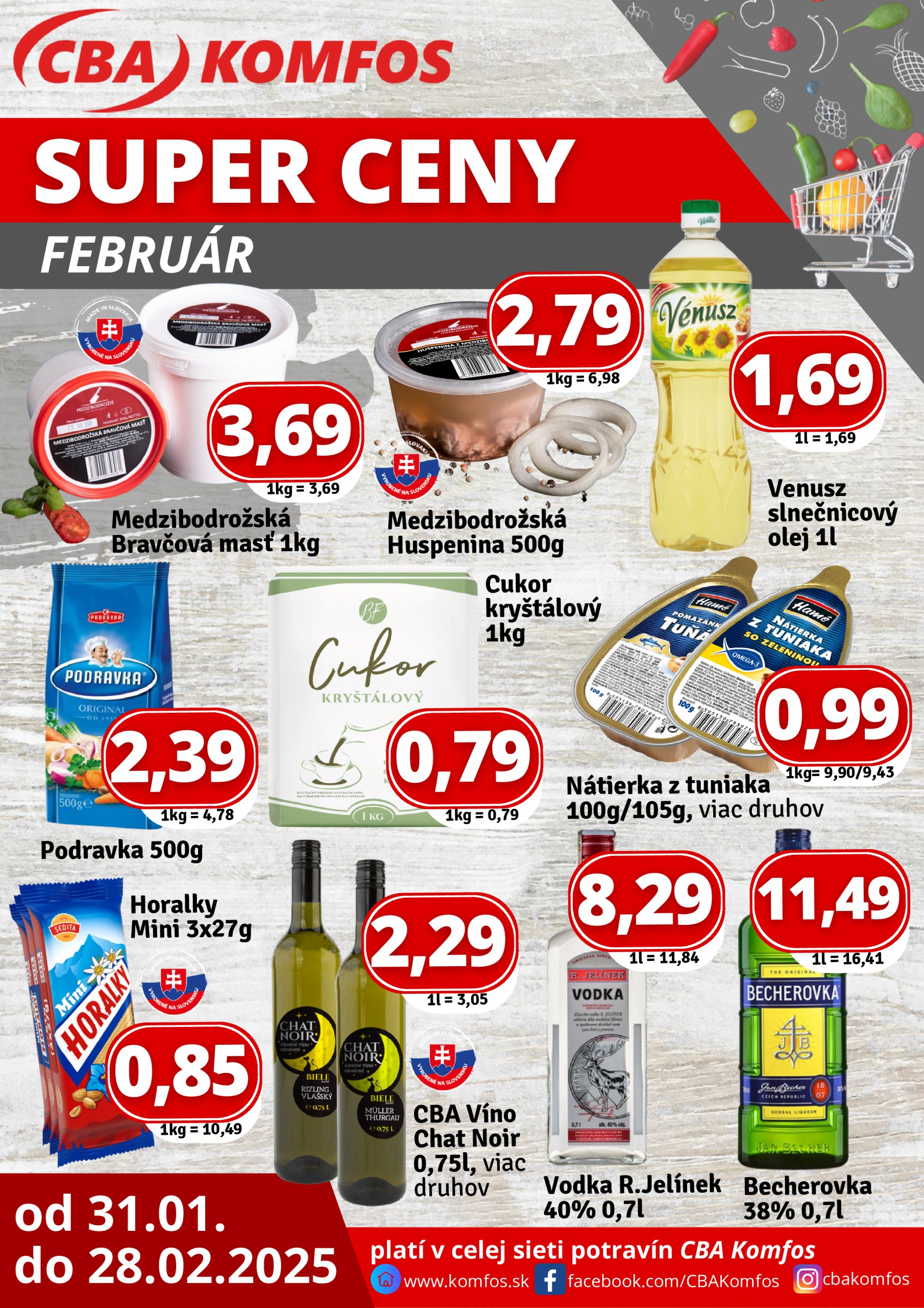 cba - CBA - Super ceny február leták platný od 31.01. - 28.02.