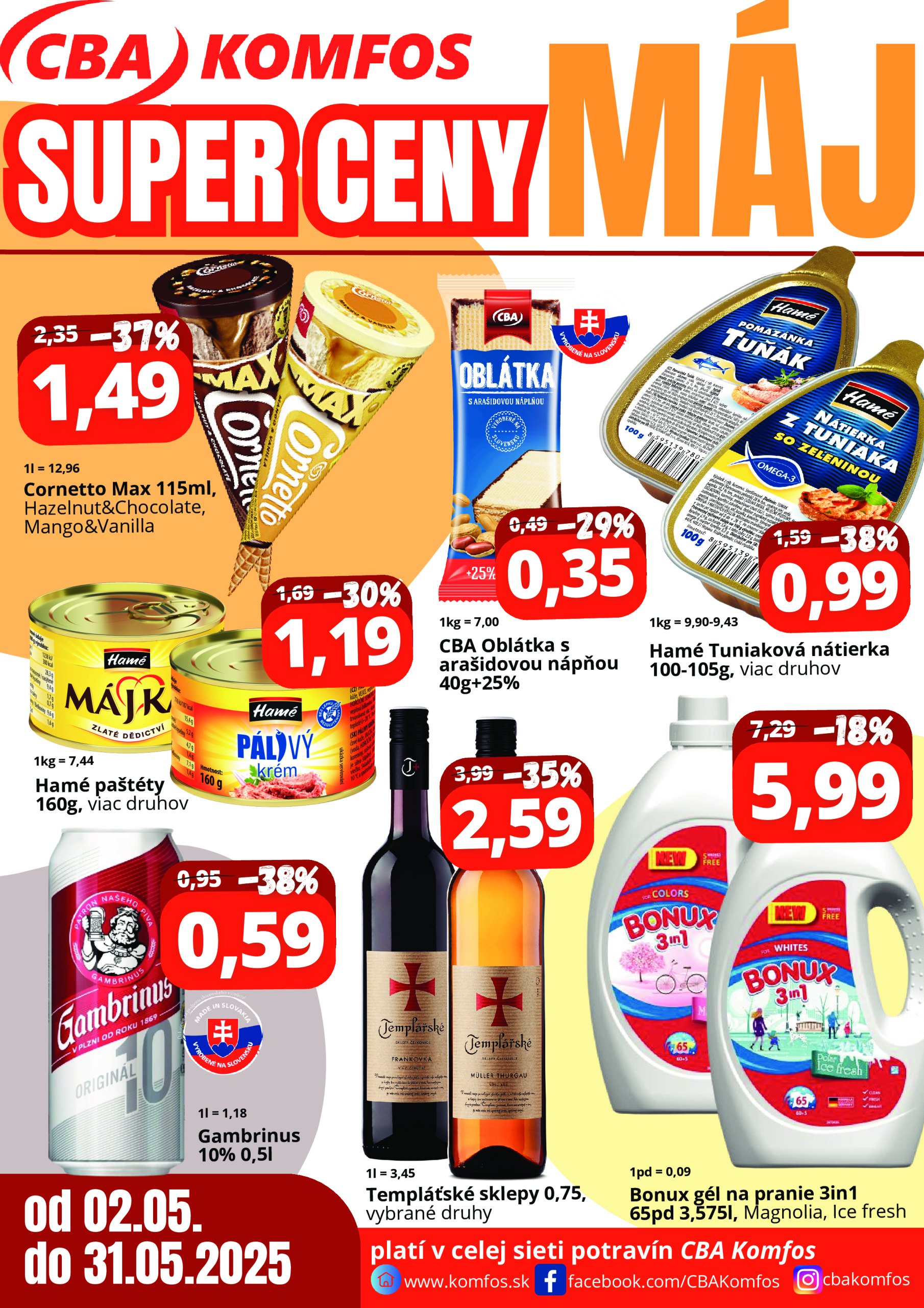 cba - CBA - Super ceny máj leták platný od 02.05. - 31.05.