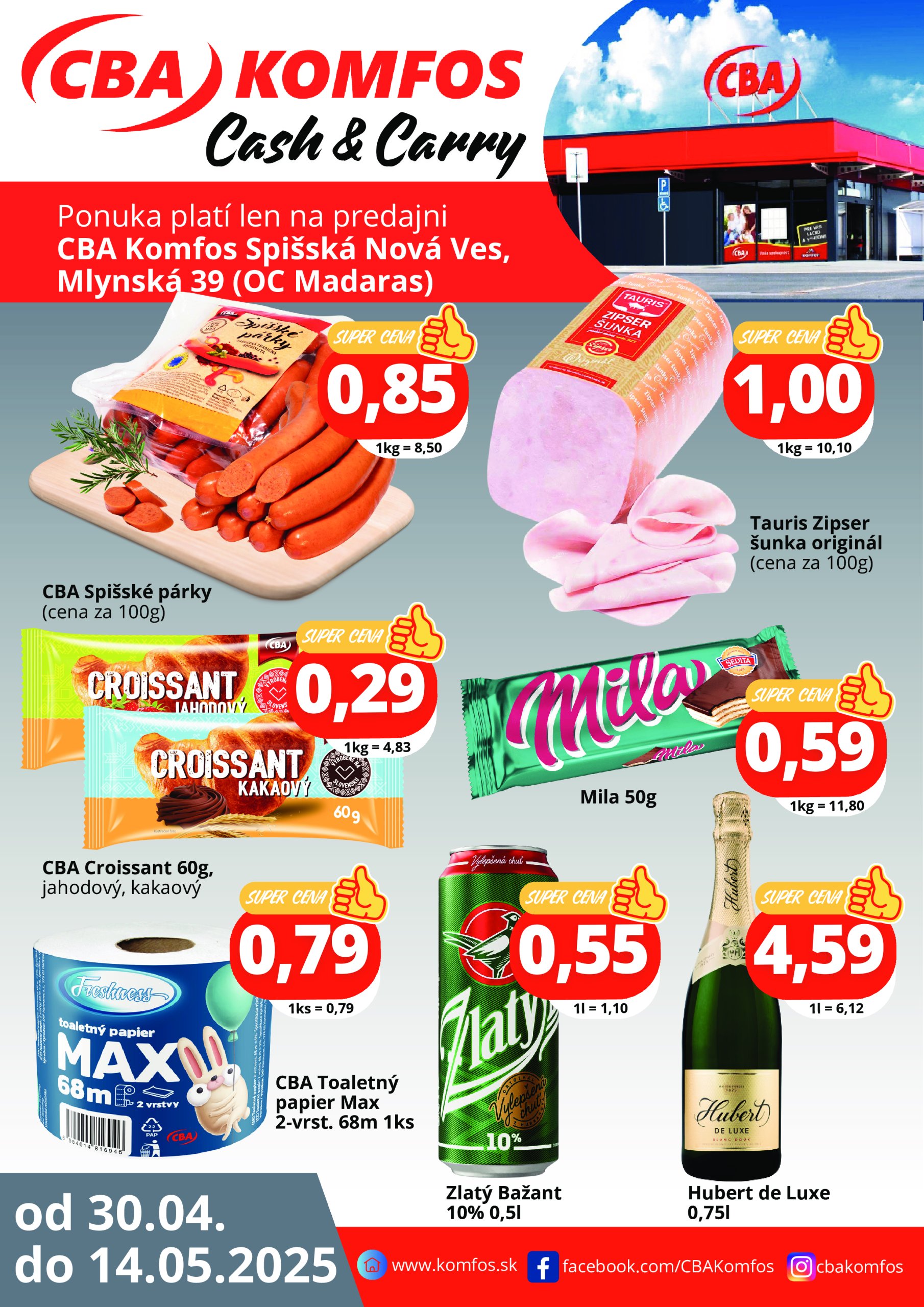 cba - CBA - Gastrocash Spišská nová Ves leták platný od 30.04. - 14.05.