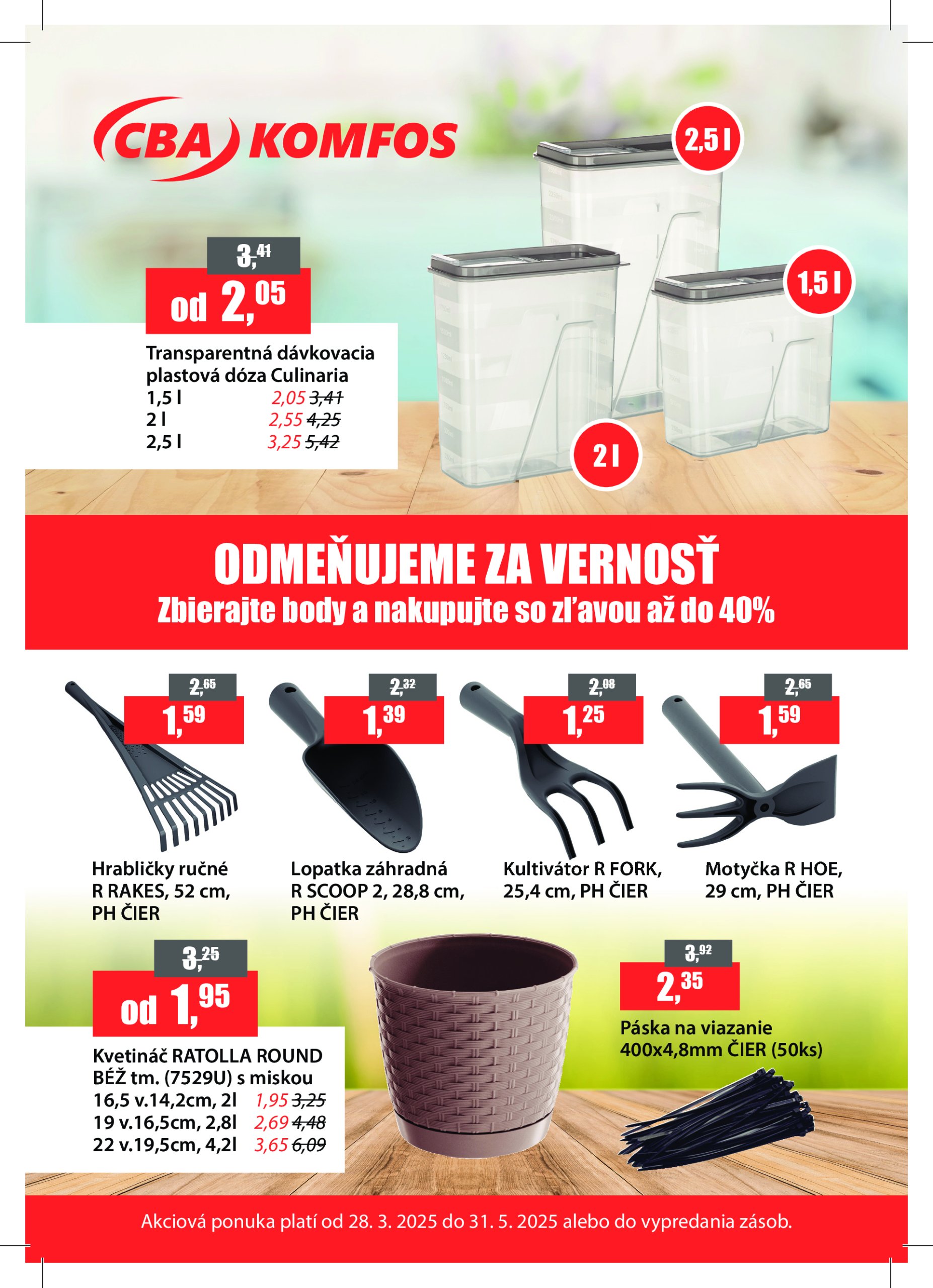 cba - CBA - Odmeňujeme za vernosť leták platný od 28.03. - 31.05. - page: 1