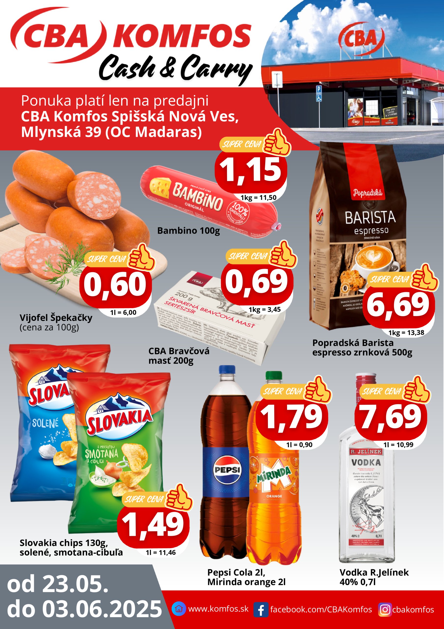 cba - CBA - Gastrocash Spišská nová Ves leták platný od 23.05. - 03.06.