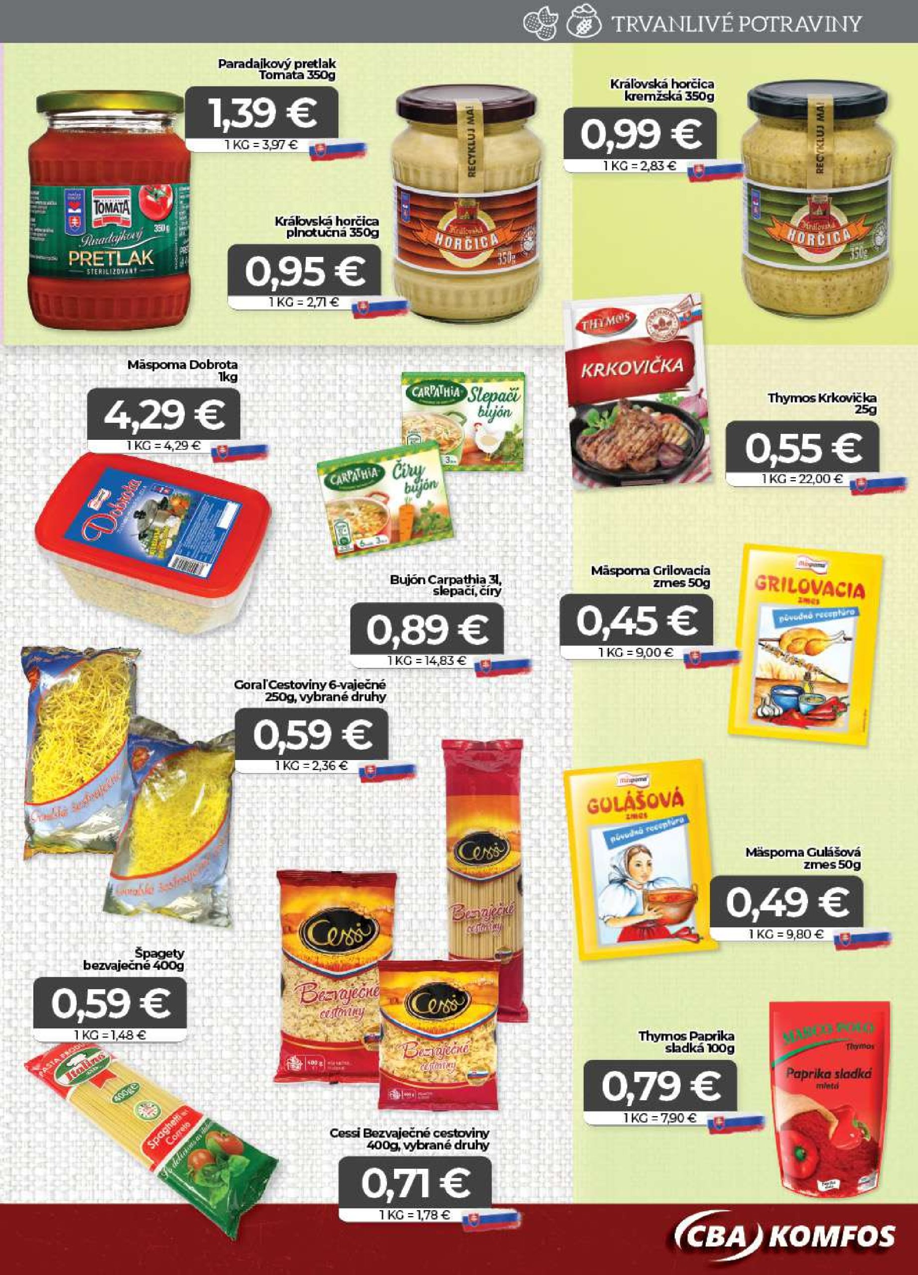 cba - CBA - Komfos leták platný od 23.05. - 03.06. - page: 7