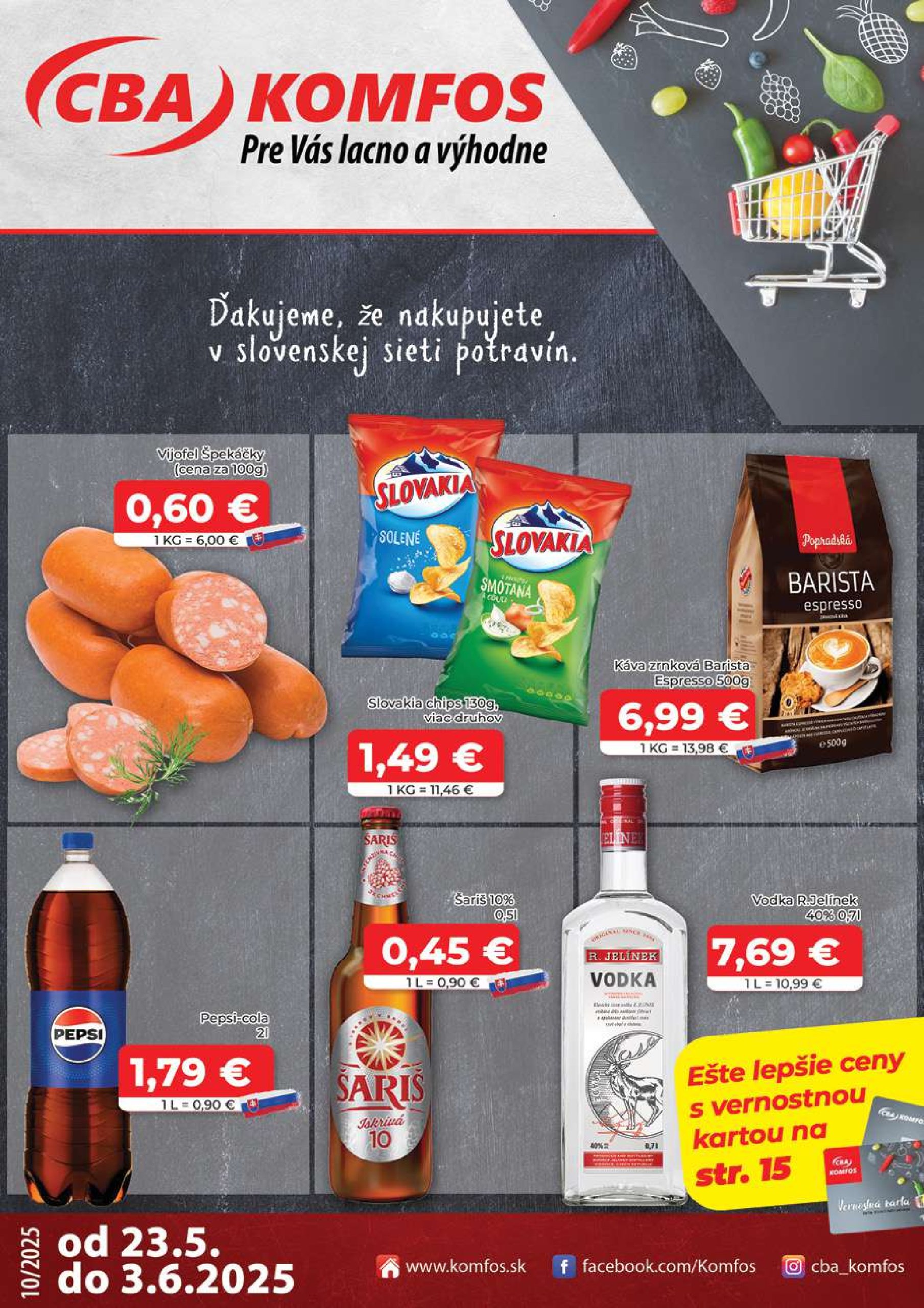 cba - CBA - Komfos leták platný od 23.05. - 03.06.