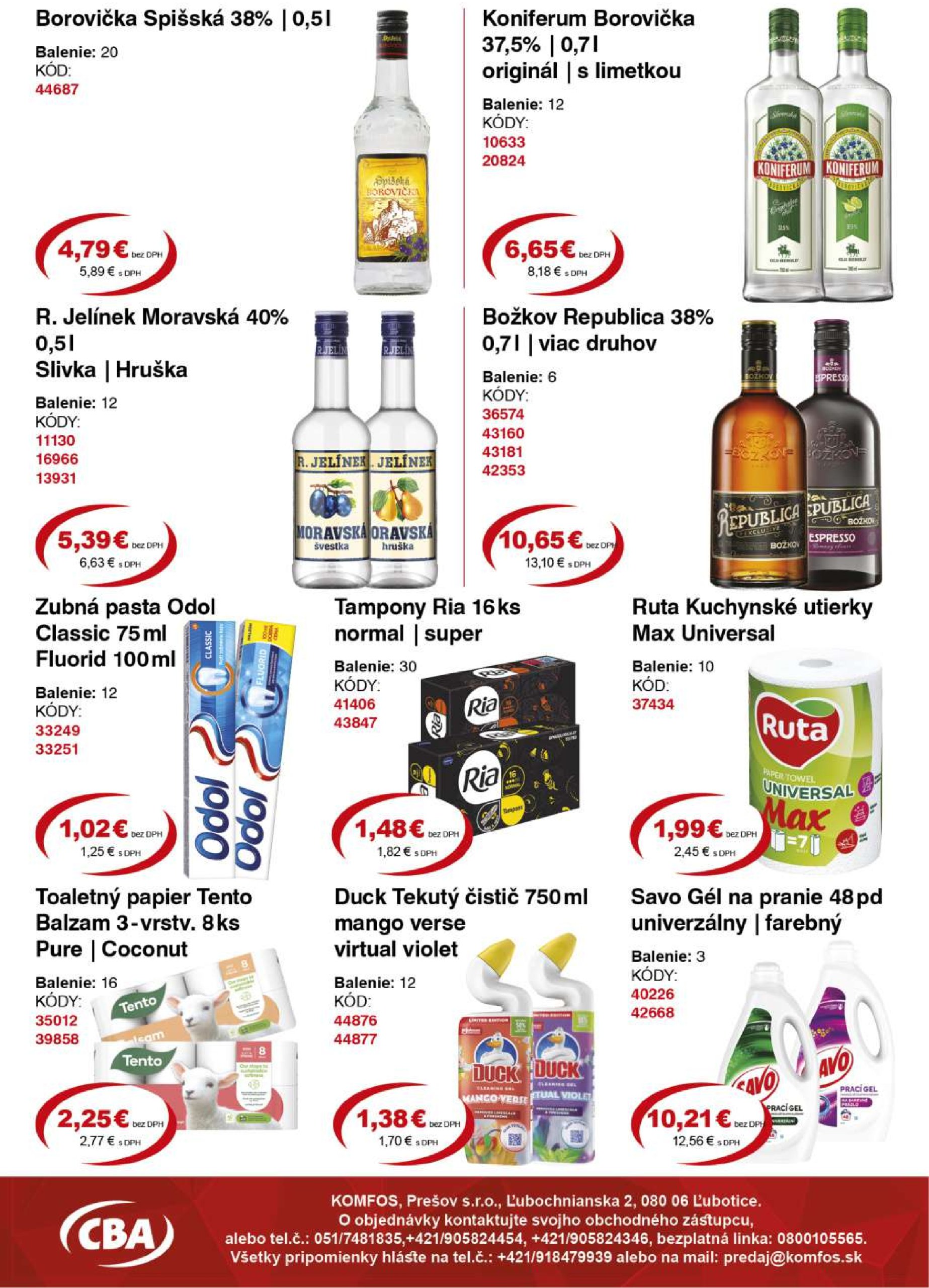 cba - CBA Komfos - Veľkoobchod leták platný od 23.05. - 03.06. - page: 12