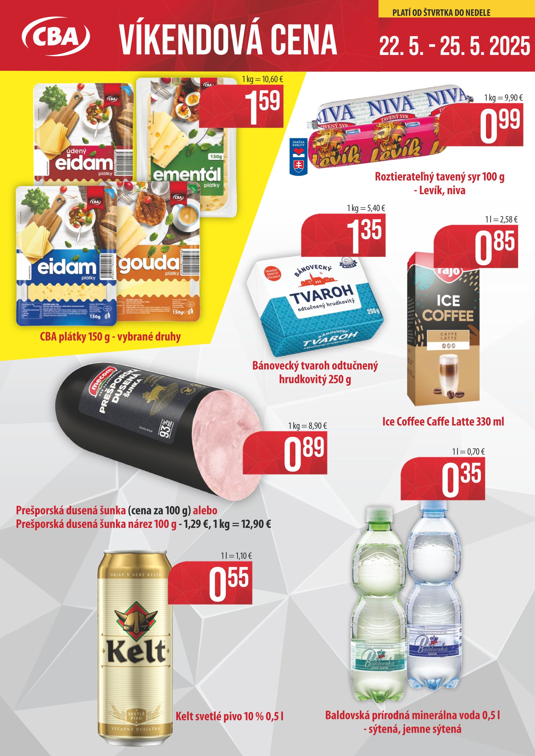 cba - CBA - Víkendová cena leták platný od 22.05. - 25.05. - page: 1
