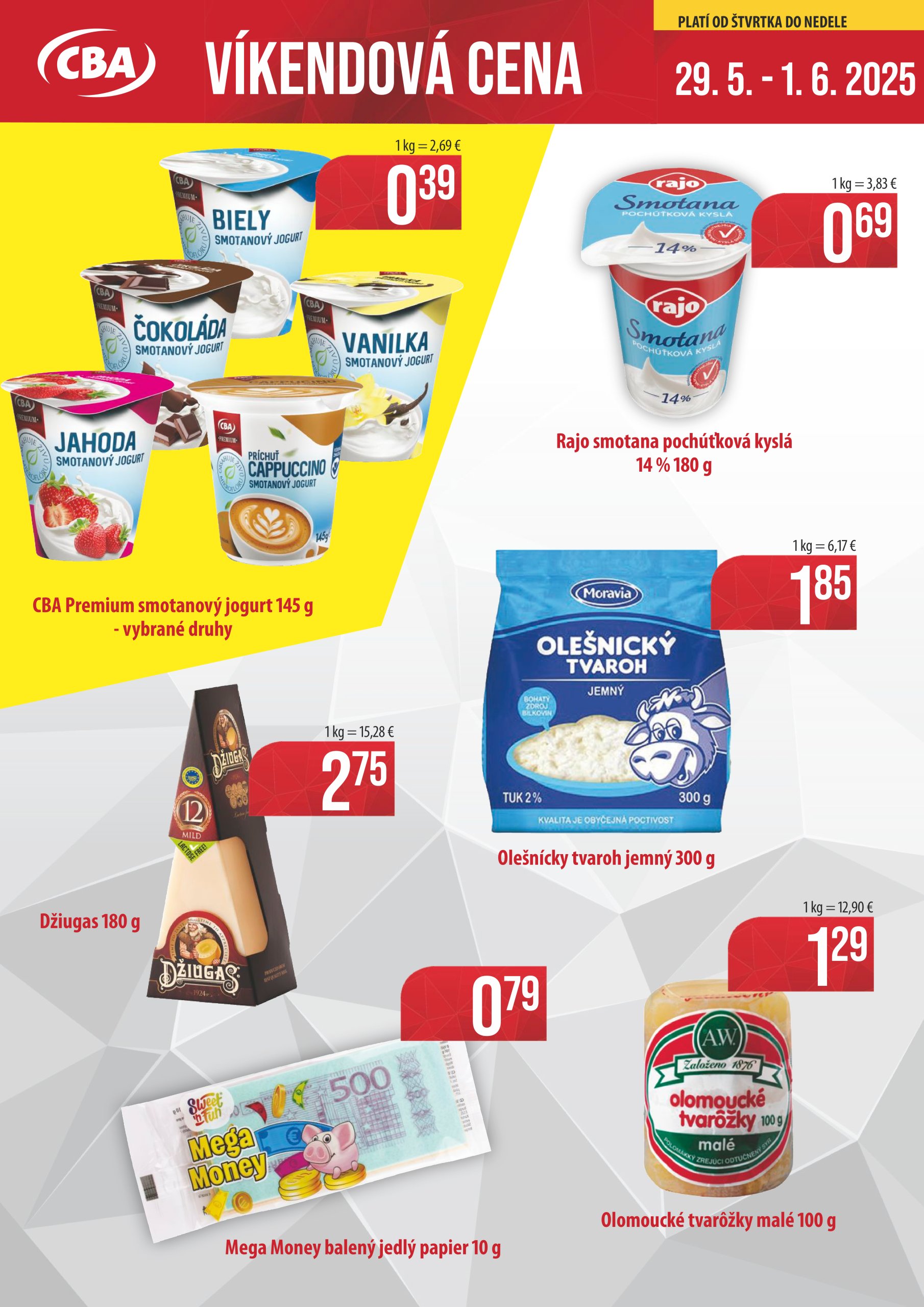 cba - CBA - Víkendová cena leták platný od 29.05. - 01.06.