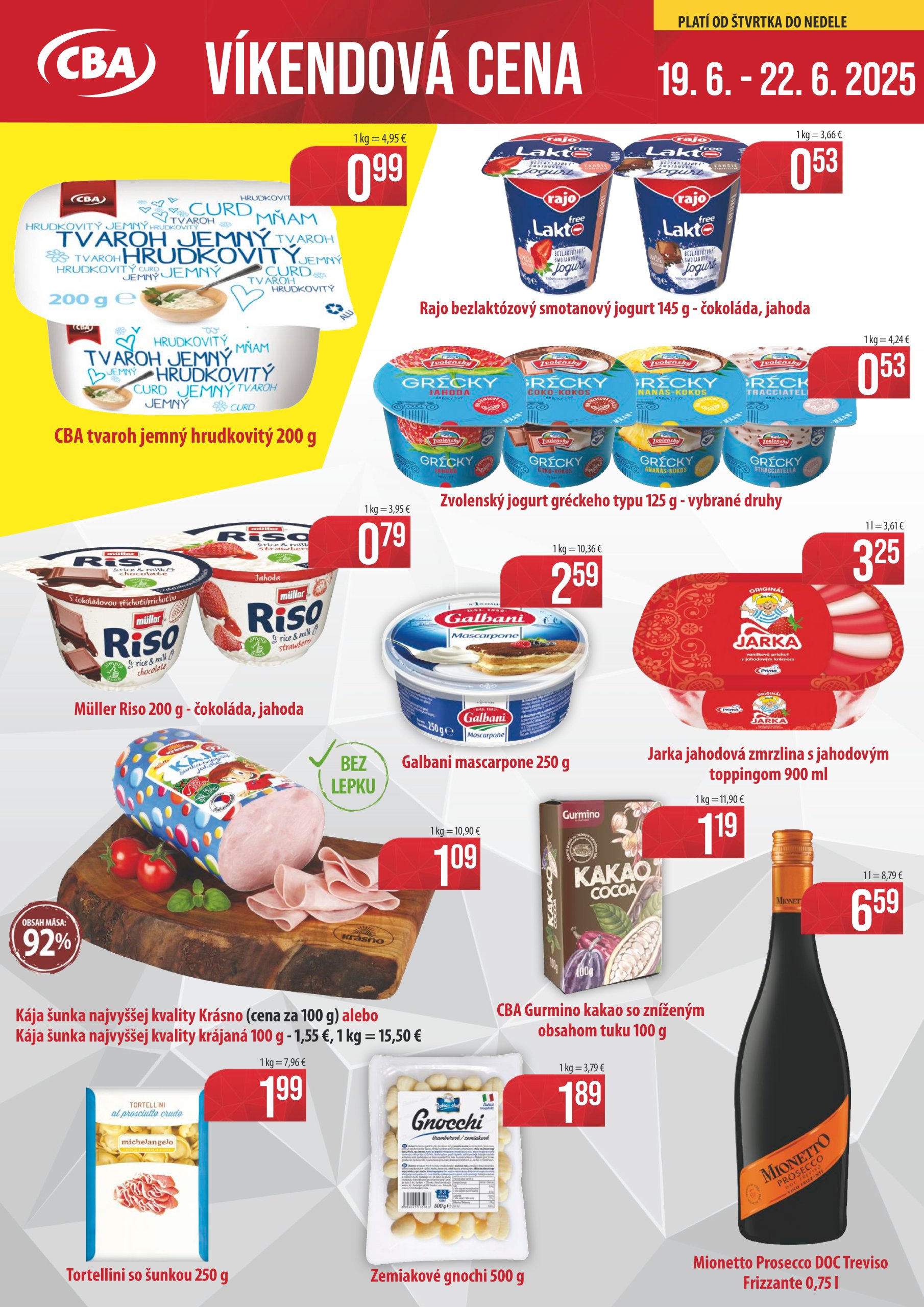 cba - Leták CBA - Víkendová cena platný od 19.06. do 22.06.