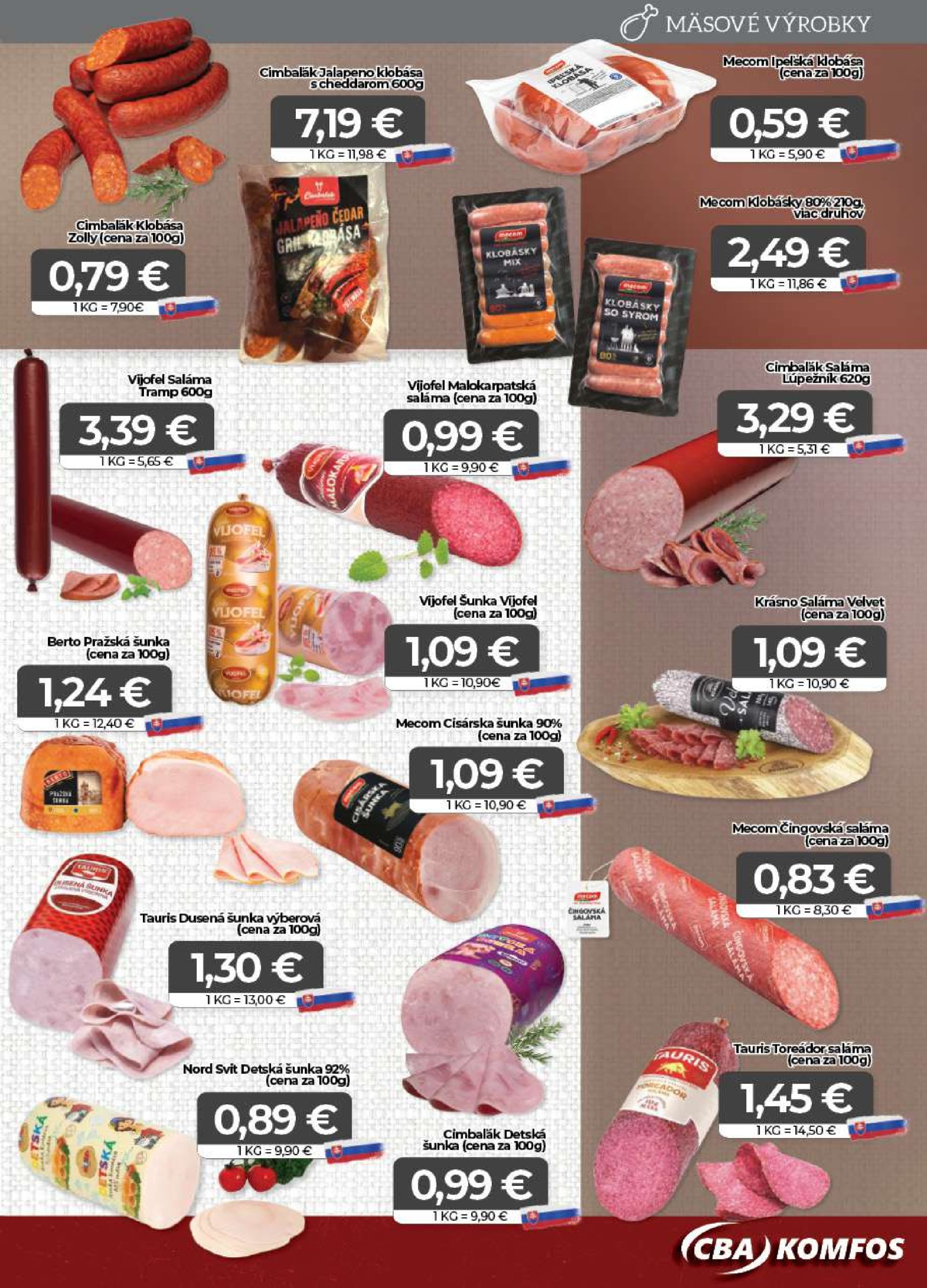 cba - Leták CBA - Komfos platný od 18.07. do 31.07. - page: 3