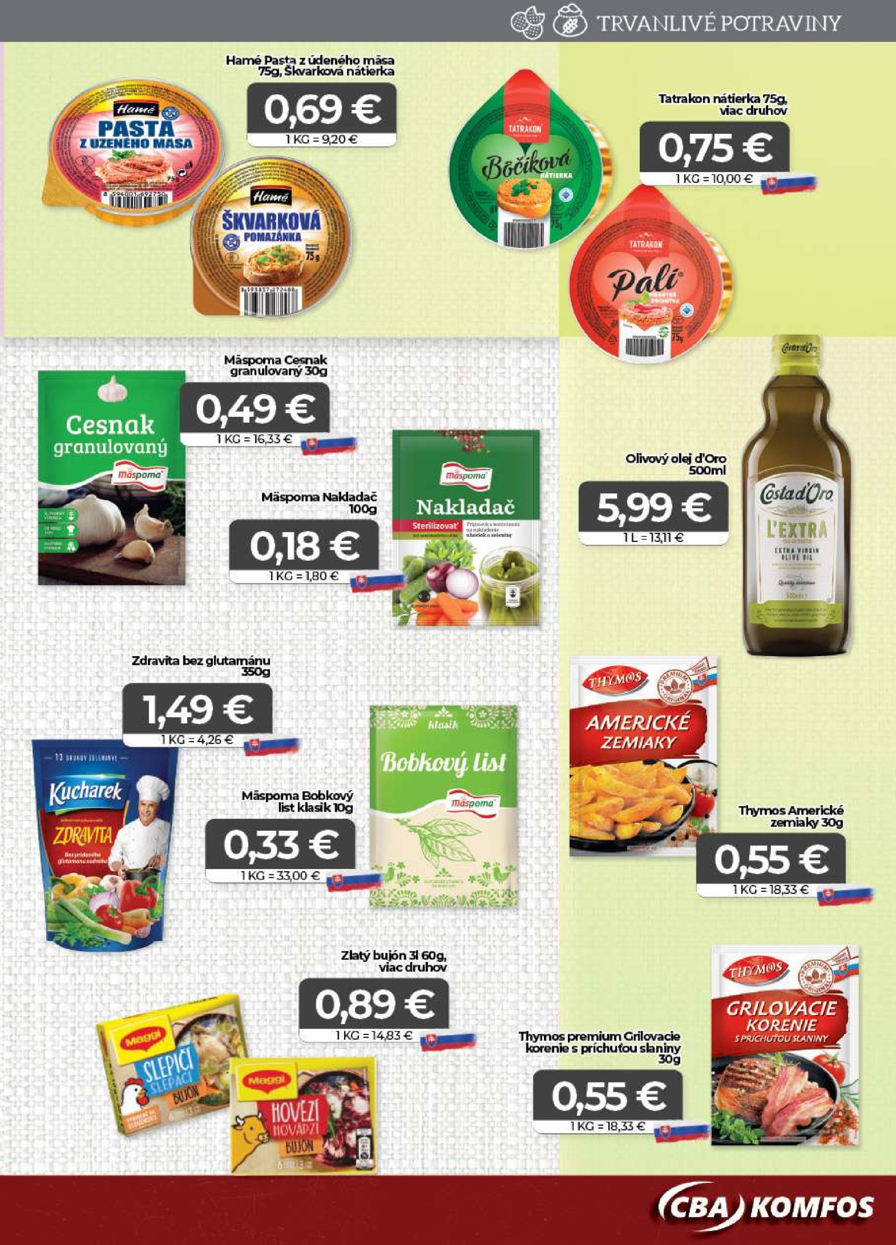 cba - Leták CBA - Komfos platný od 18.07. do 31.07. - page: 7
