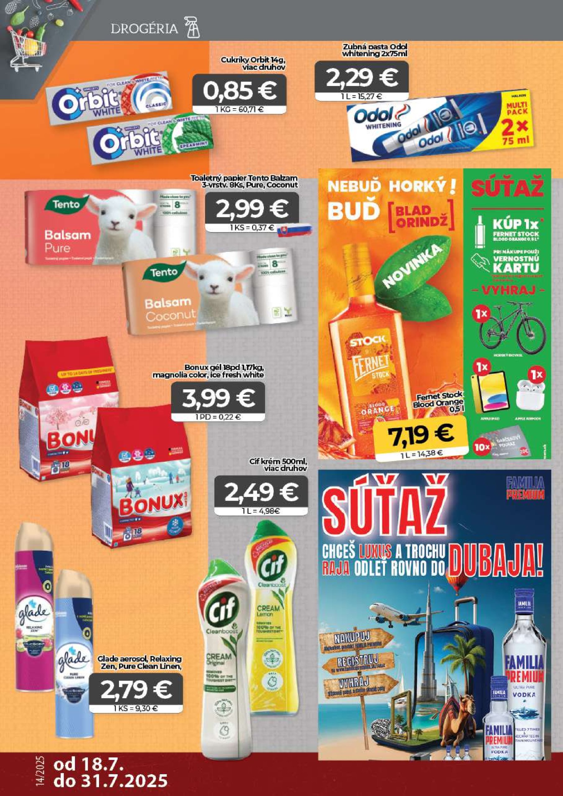 cba - Leták CBA - Komfos platný od 18.07. do 31.07. - page: 14