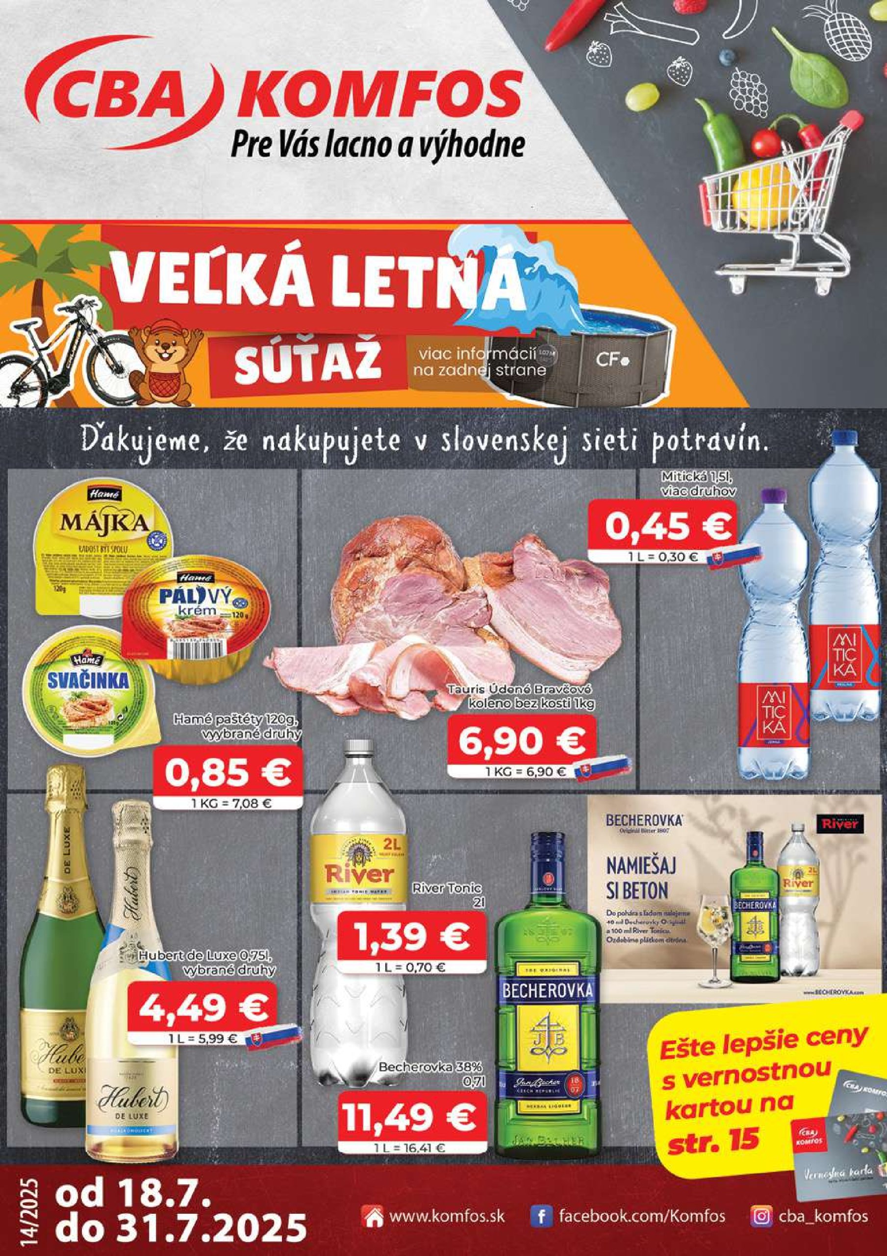 cba - Leták CBA - Komfos platný od 18.07. do 31.07.