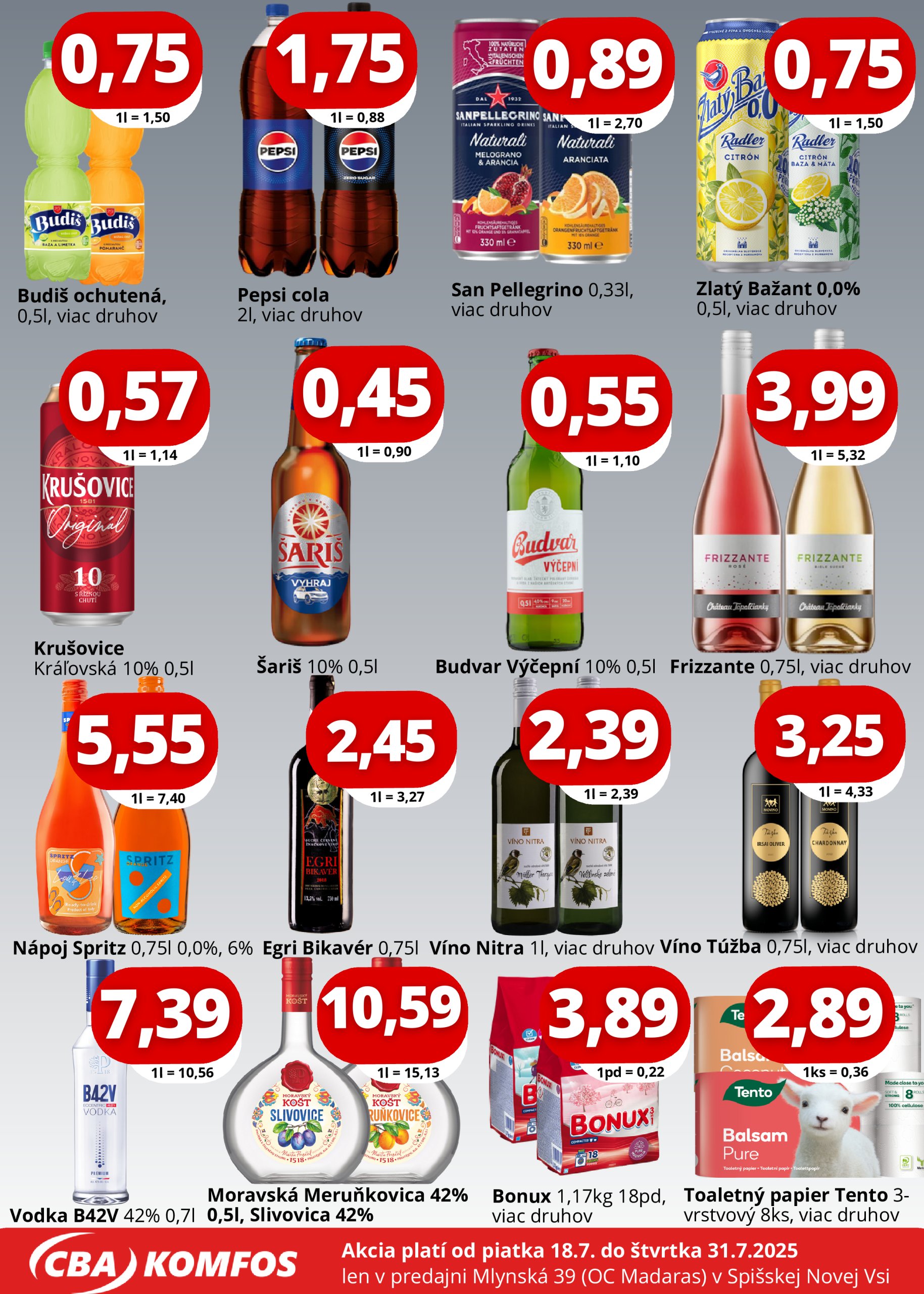 cba - Leták CBA - Nová ponuka špeciál pre gastrocash Spišská nová Ves platný od 18.07. do 31.07. - page: 4