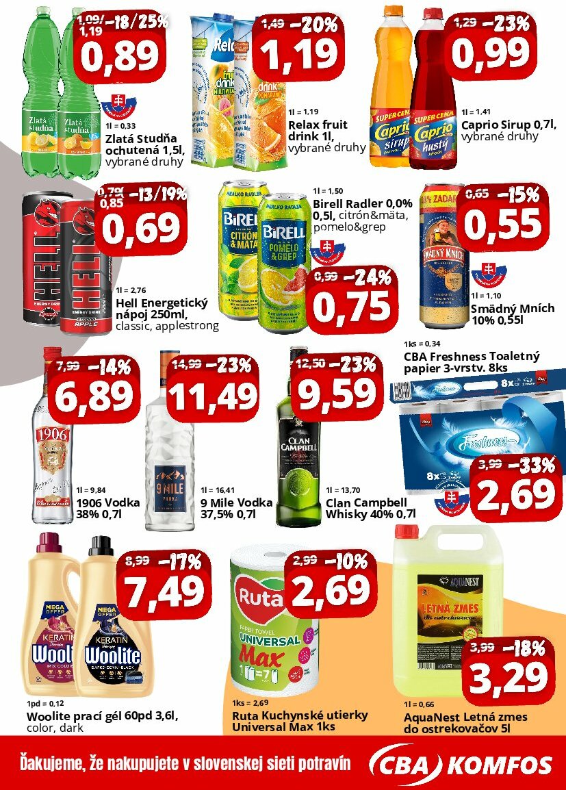 cba - Leták CBA - Super ceny august platný od 01.08. do 31.08. - page: 4