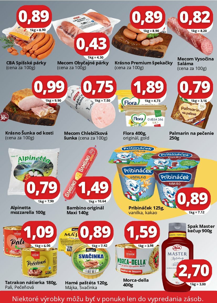cba - Leták CBA - Gastrocash Spišská nová Ves platný od 07.08. do 20.08. - page: 2