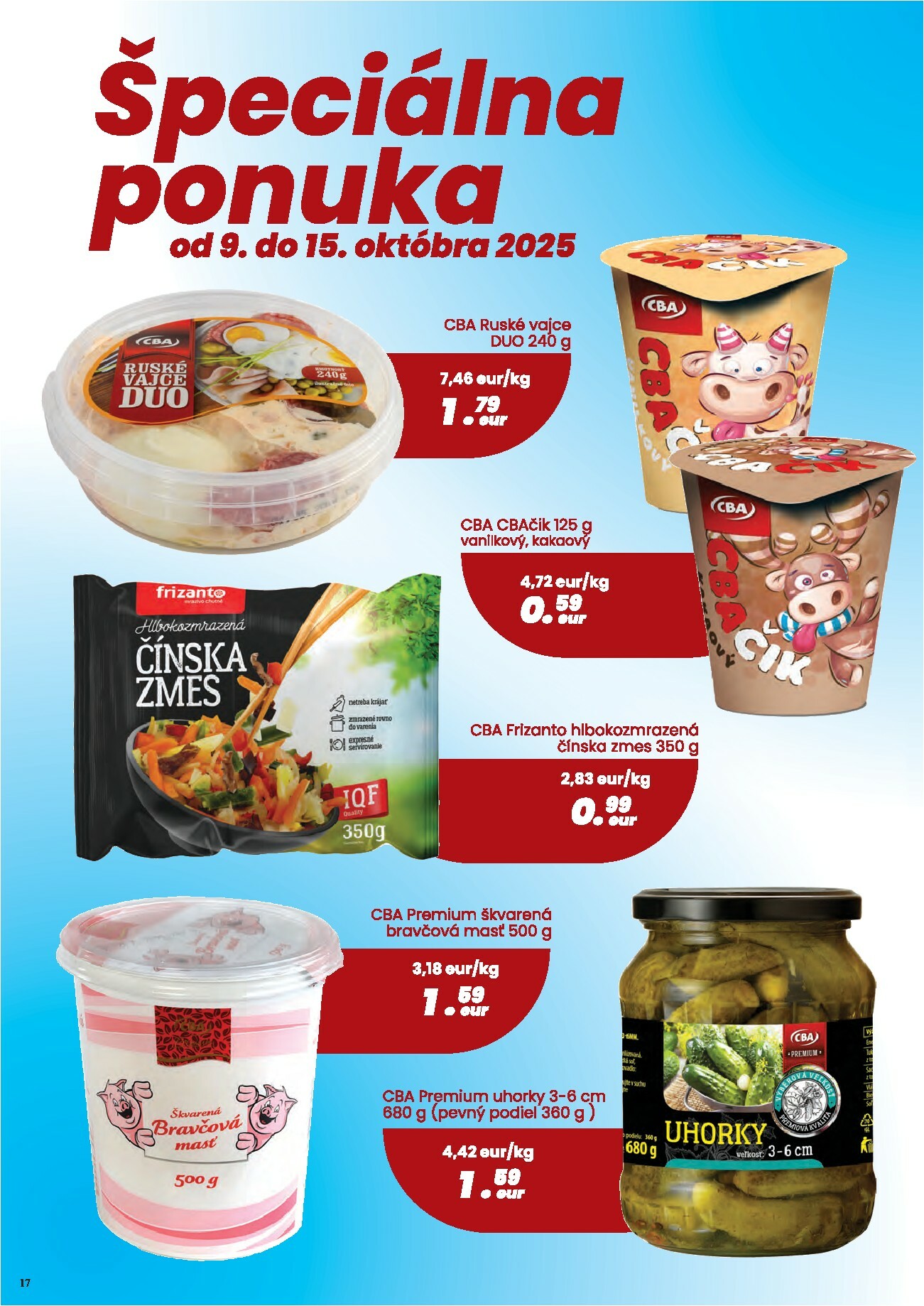 cba - Leták CBA - Komfos platný od 02.10. do 15.10. - page: 17