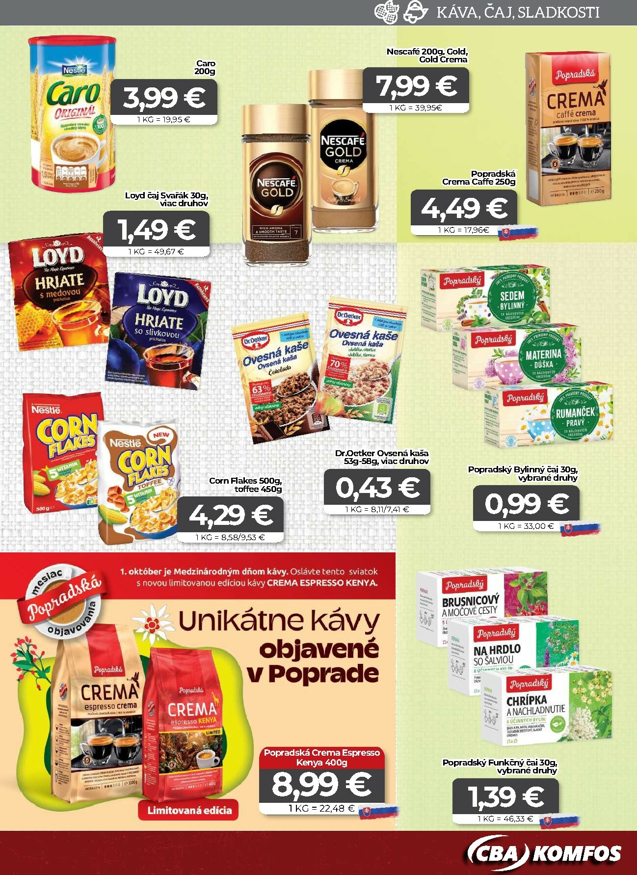cba - Leták CBA - Komfos platný od 23.10. do 04.11. - page: 9