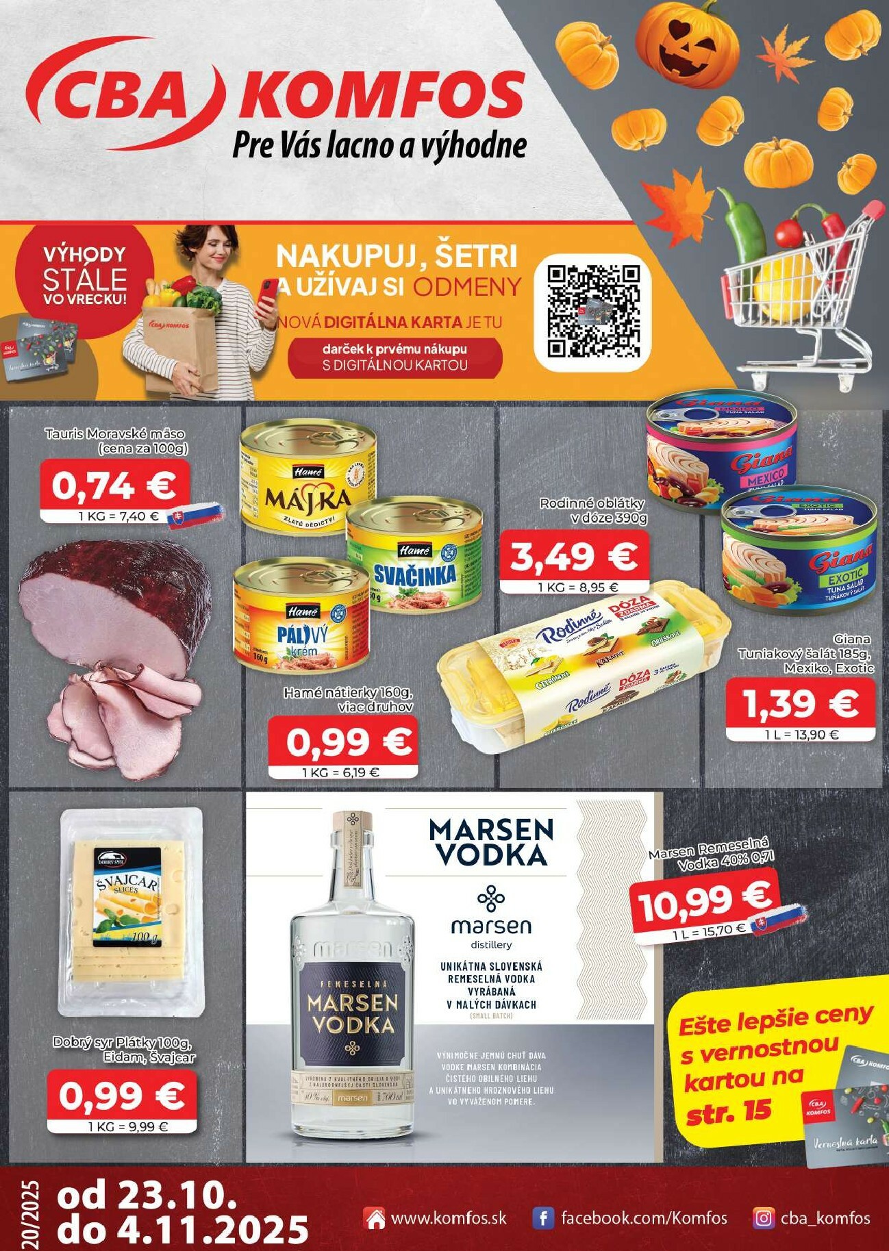 cba - Leták CBA - Komfos platný od 23.10. do 04.11.