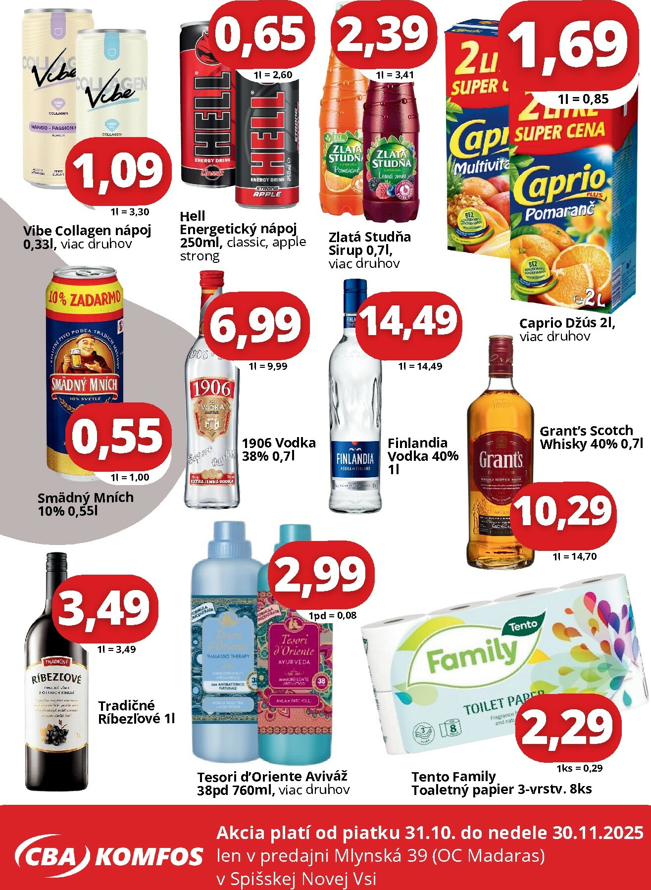 cba - Leták CBA - Gastrocash Spišská Nová Ves platný od 31.10. do 30.11. - page: 4