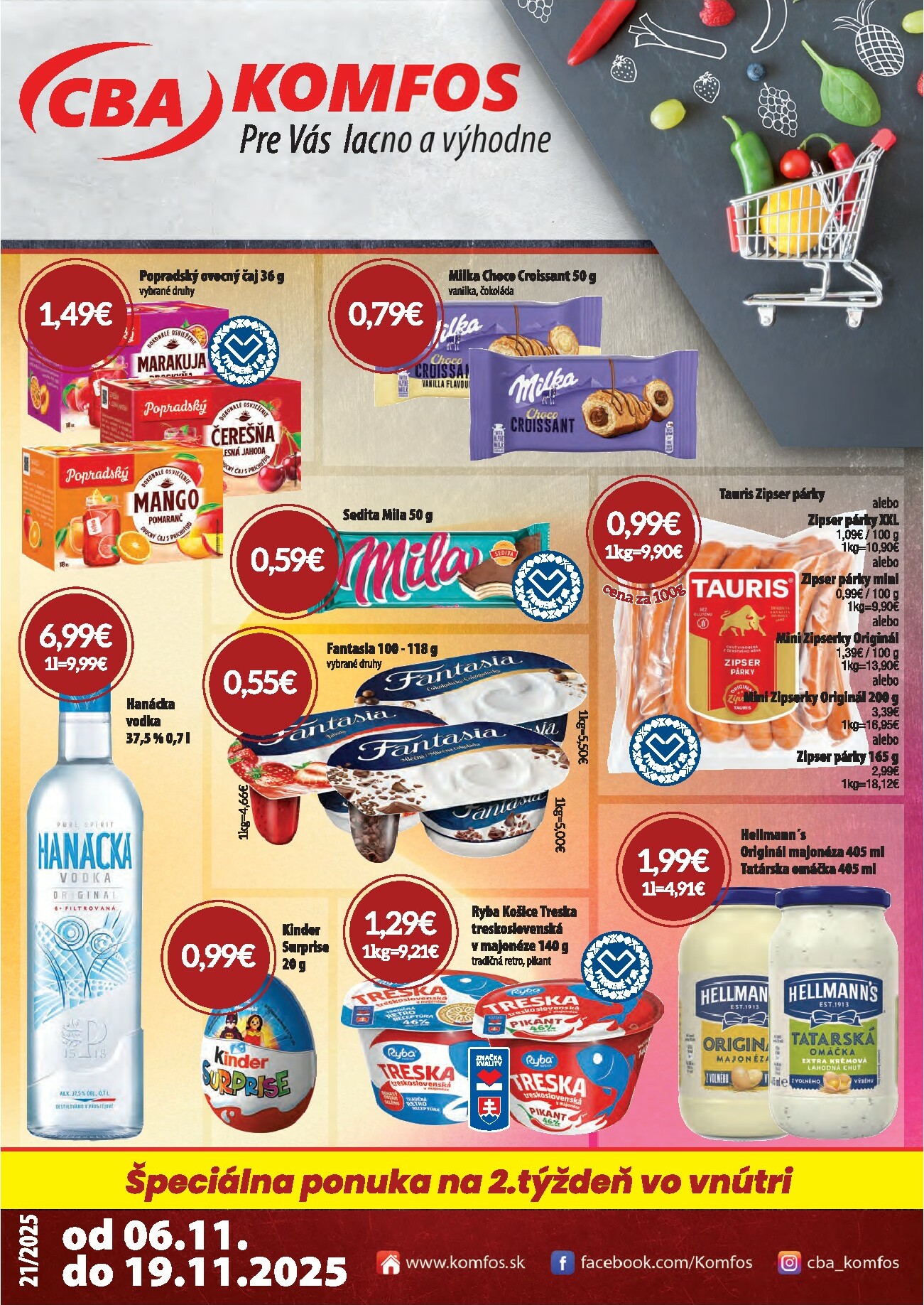 cba - Leták CBA - Komfos platný od 06.11. do 19.11.