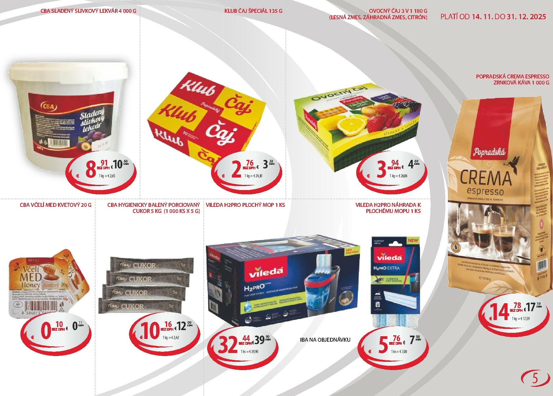 cba - Leták CBA - Horeca a Gastro platný od 14.11. do 31.12. - page: 5