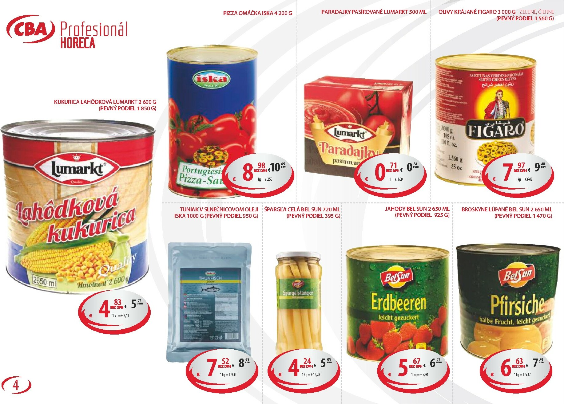 cba - Leták CBA - Horeca a Gastro platný od 14.11. do 31.12. - page: 4