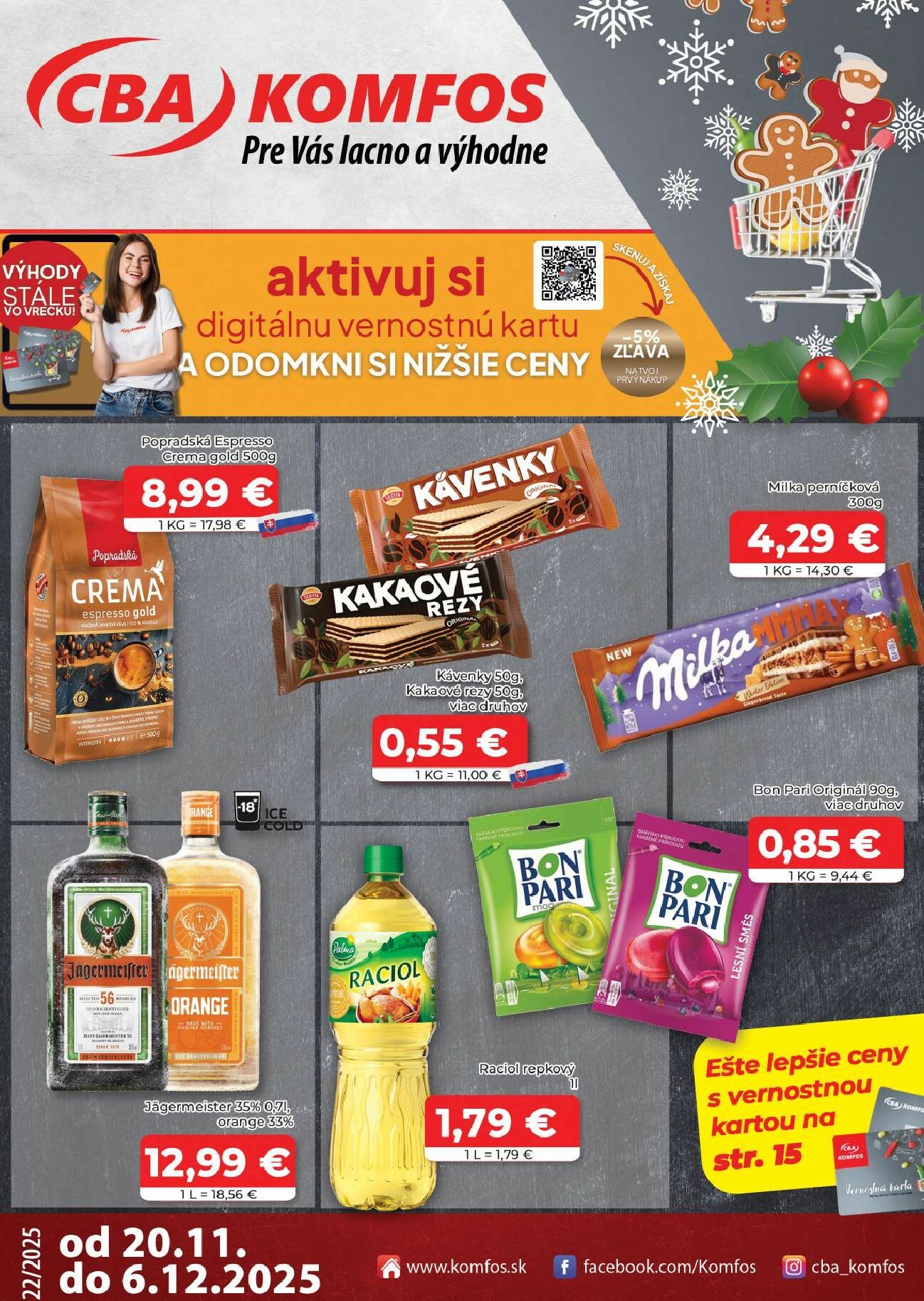 cba - Leták CBA - Komfos platný od 20.11. do 06.12.