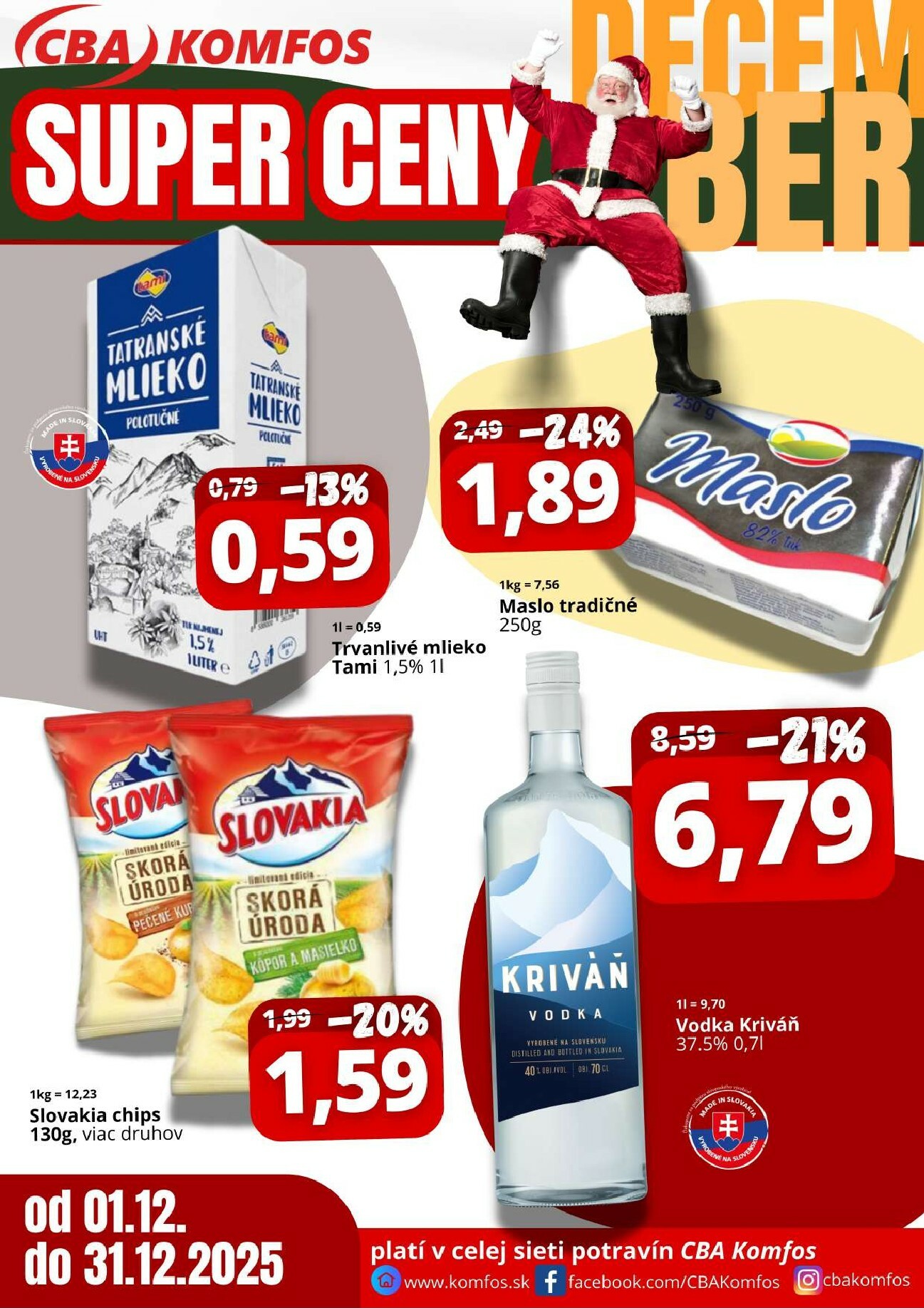 cba - Leták CBA - Super ceny celý december - Maloobchod platný od 01.12. do 31.12.