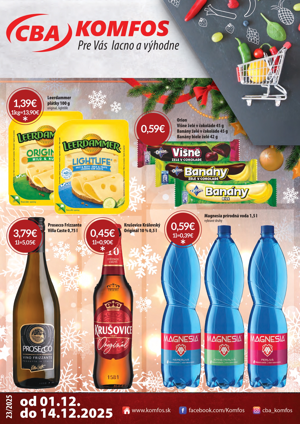 cba - Leták CBA - Komfos platný od 01.12. do 14.12.