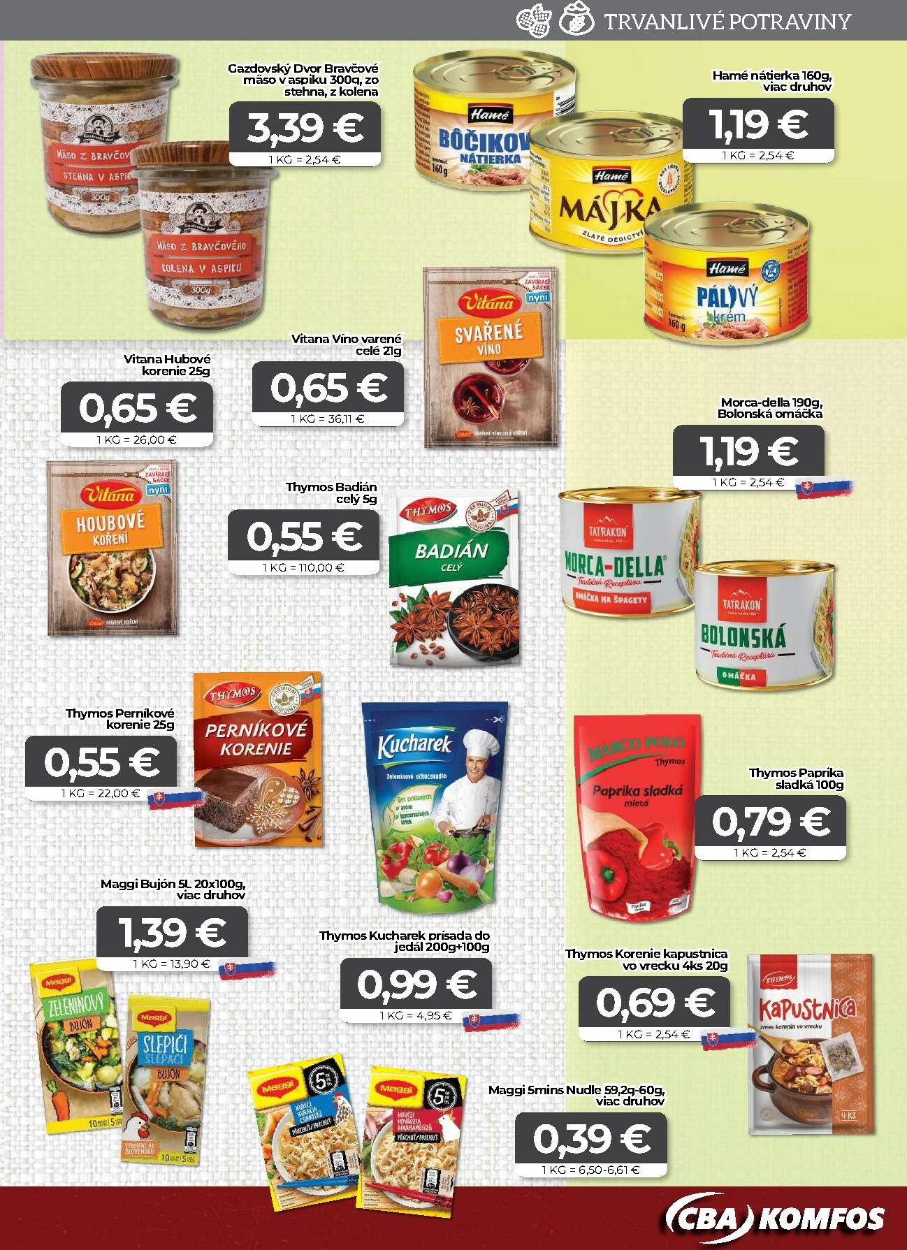 cba - Leták CBA - Komfos platný od 12.12. do 31.12. - page: 7