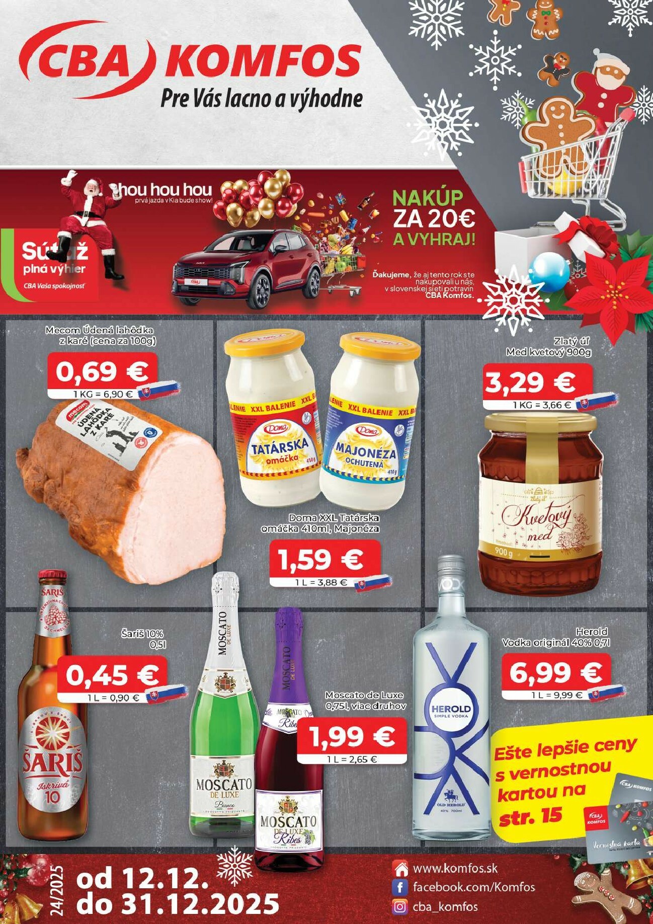 cba - Leták CBA - Komfos platný od 12.12. do 31.12.
