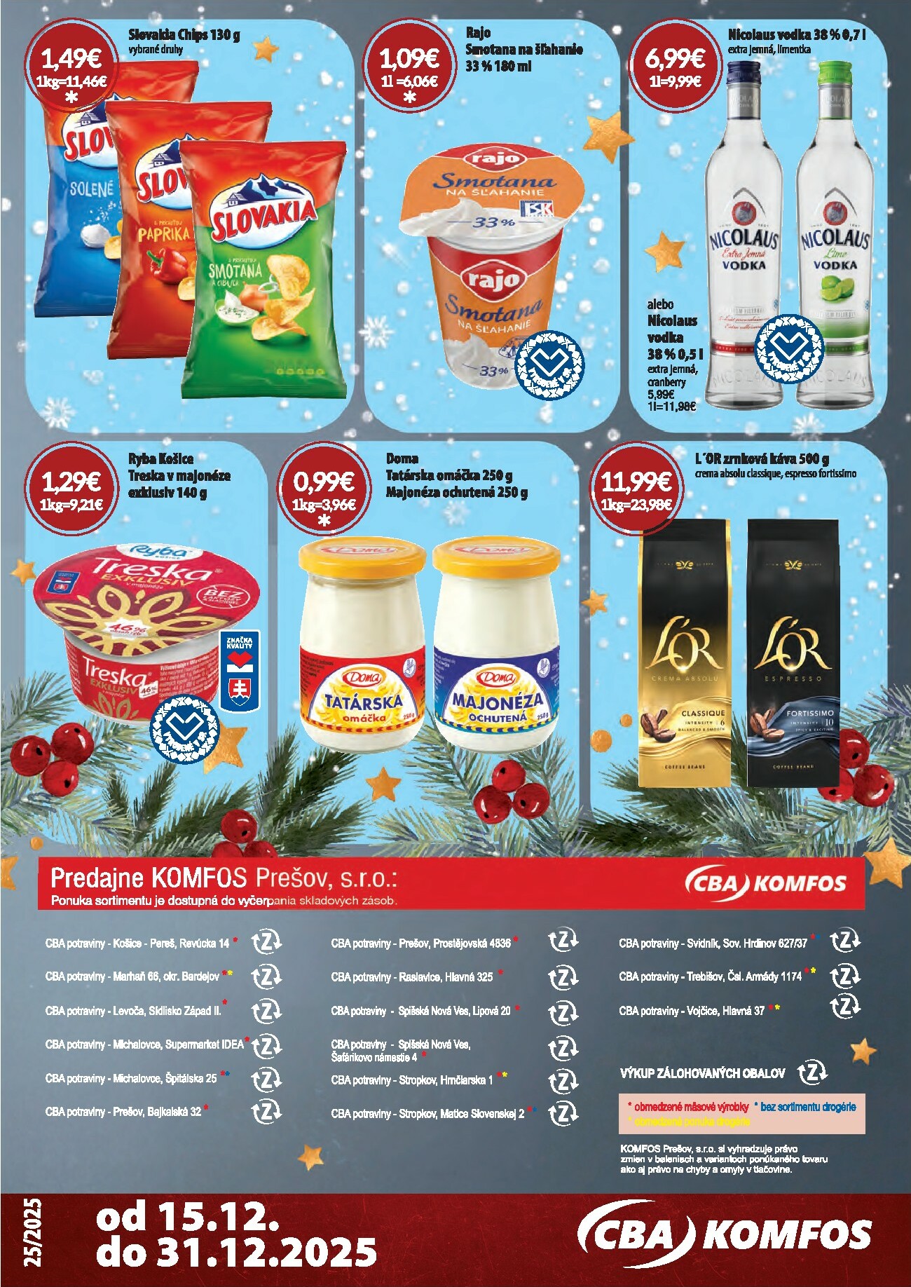 cba - Leták CBA - Komfos platný od 15.12. do 31.12. - page: 24