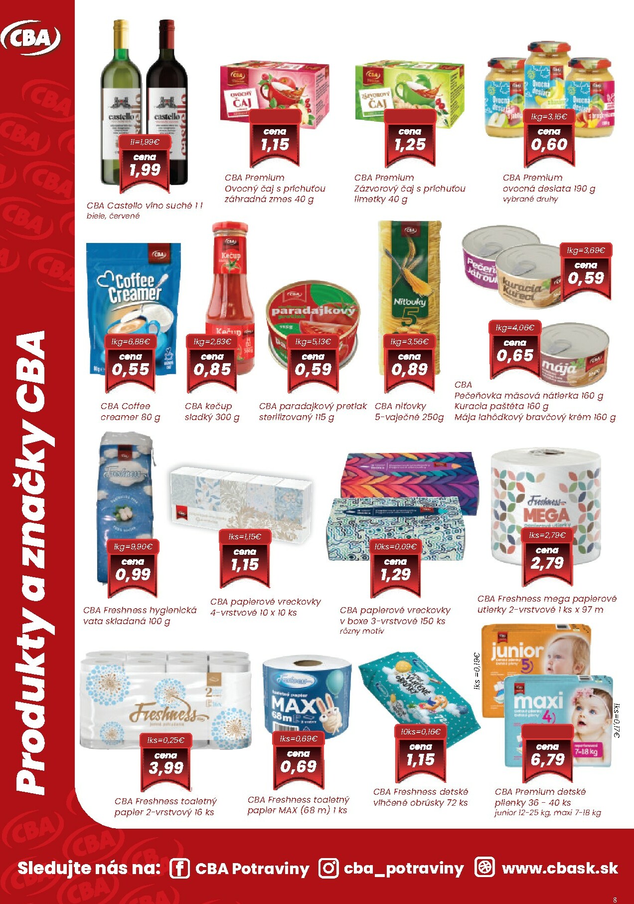 cba - Leták CBA platný od 08.01. do 21.01. - page: 8