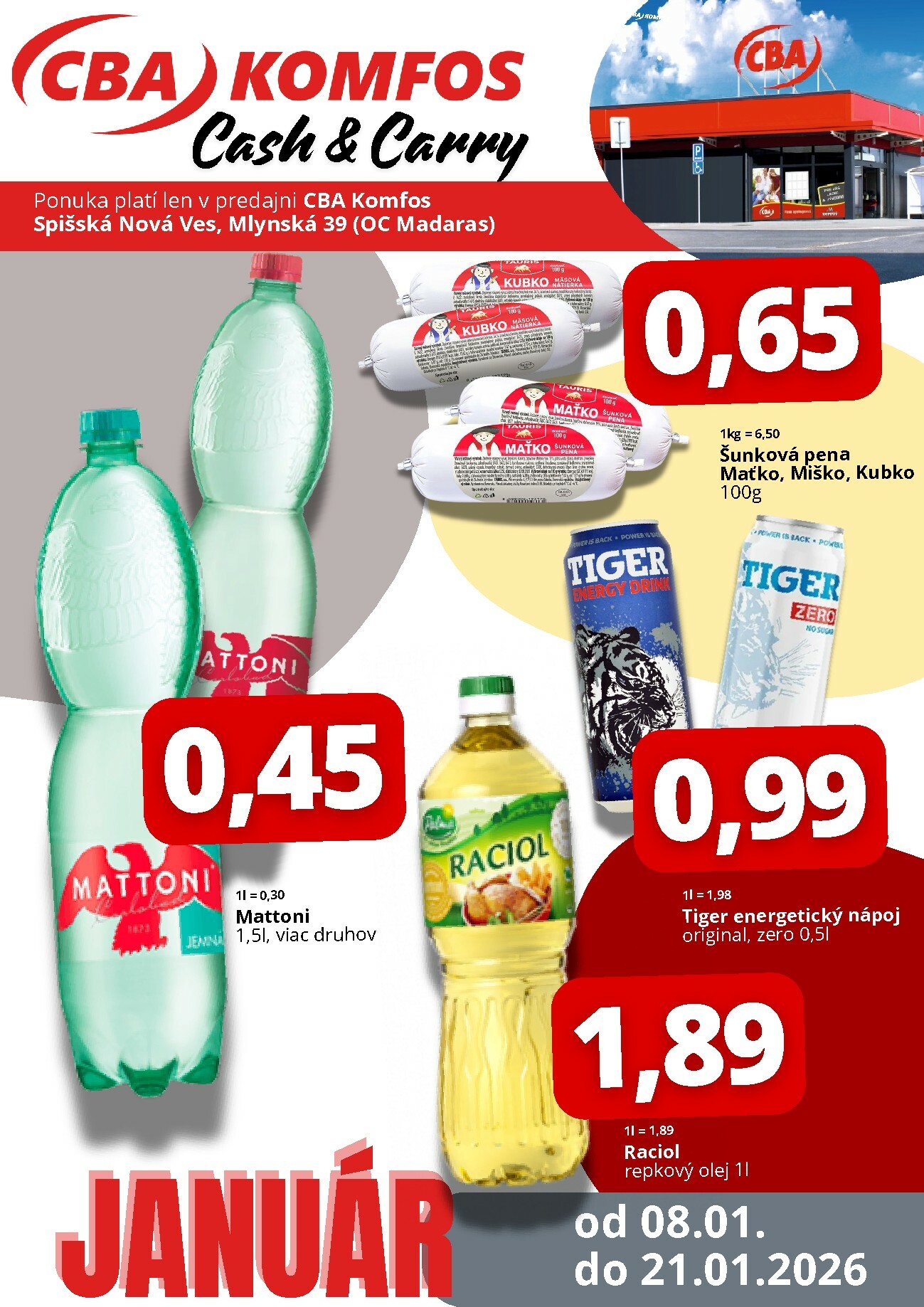 cba - Leták CBA - Spišská Nová Ves platný od 08.01. do 21.01.