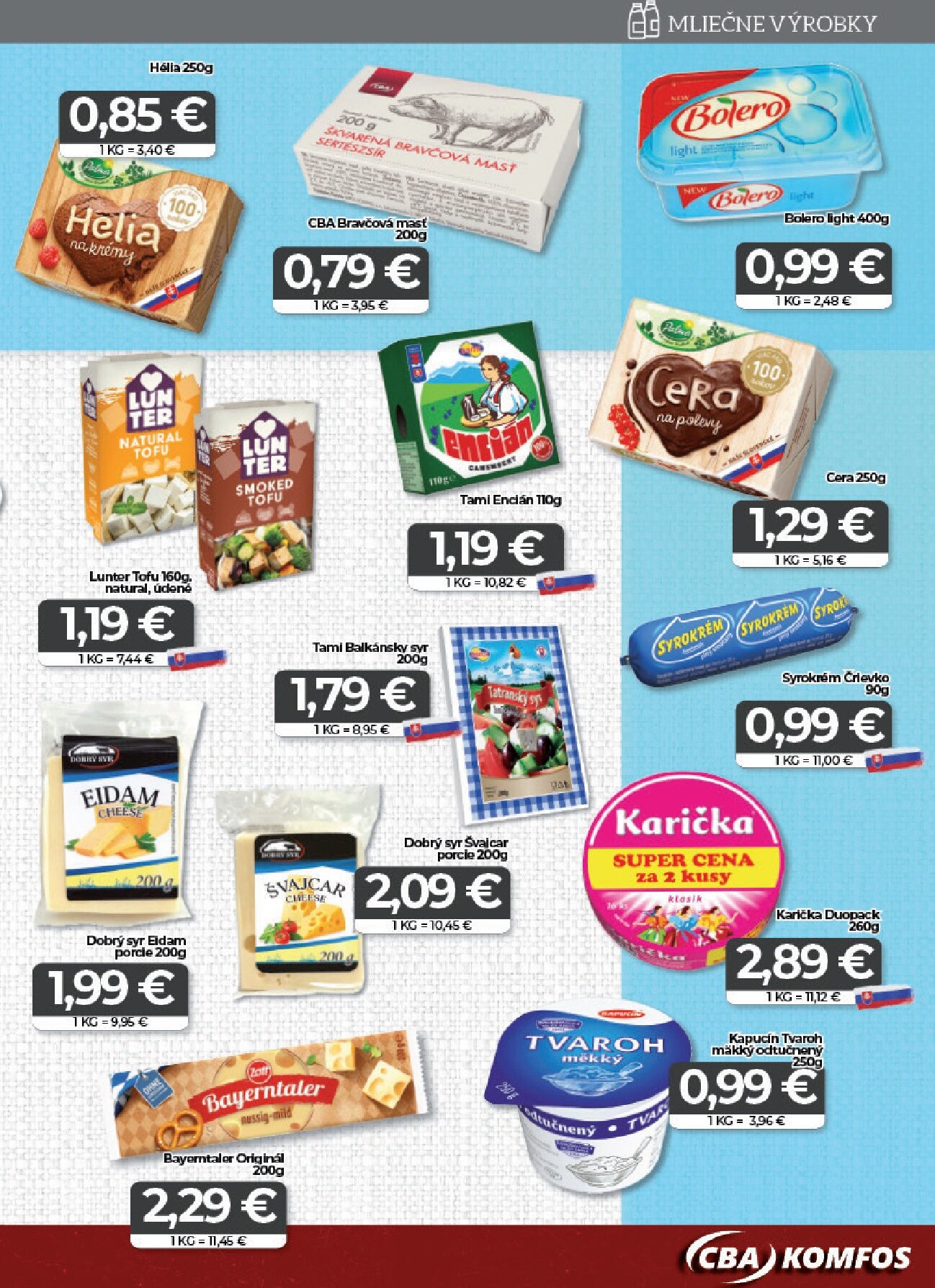 cba - Leták CBA Komfos - Veľkonočná výhodná ponuka platný od 27.03.2026 do 07.04.2026 - page: 5