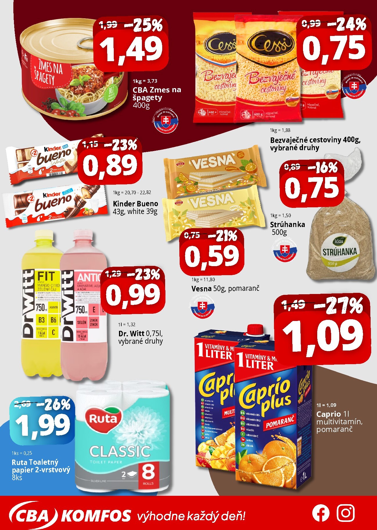 cba - Nový leták CBA - Komfos od piatku, 24.04.2026 do utorka, 05.05.2026 - page: 2