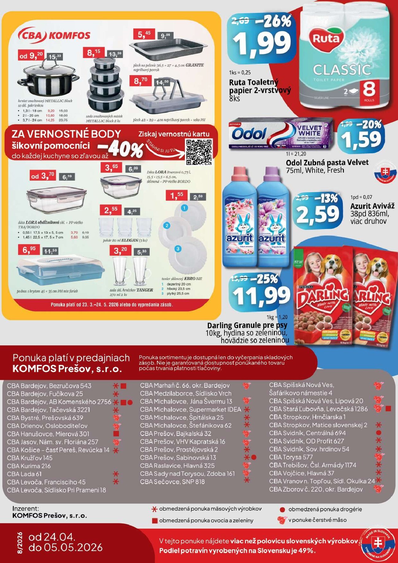 cba - Nový leták CBA - Maloobchod od piatku, 24.04.2026 do utorka, 05.05.2026 - page: 16