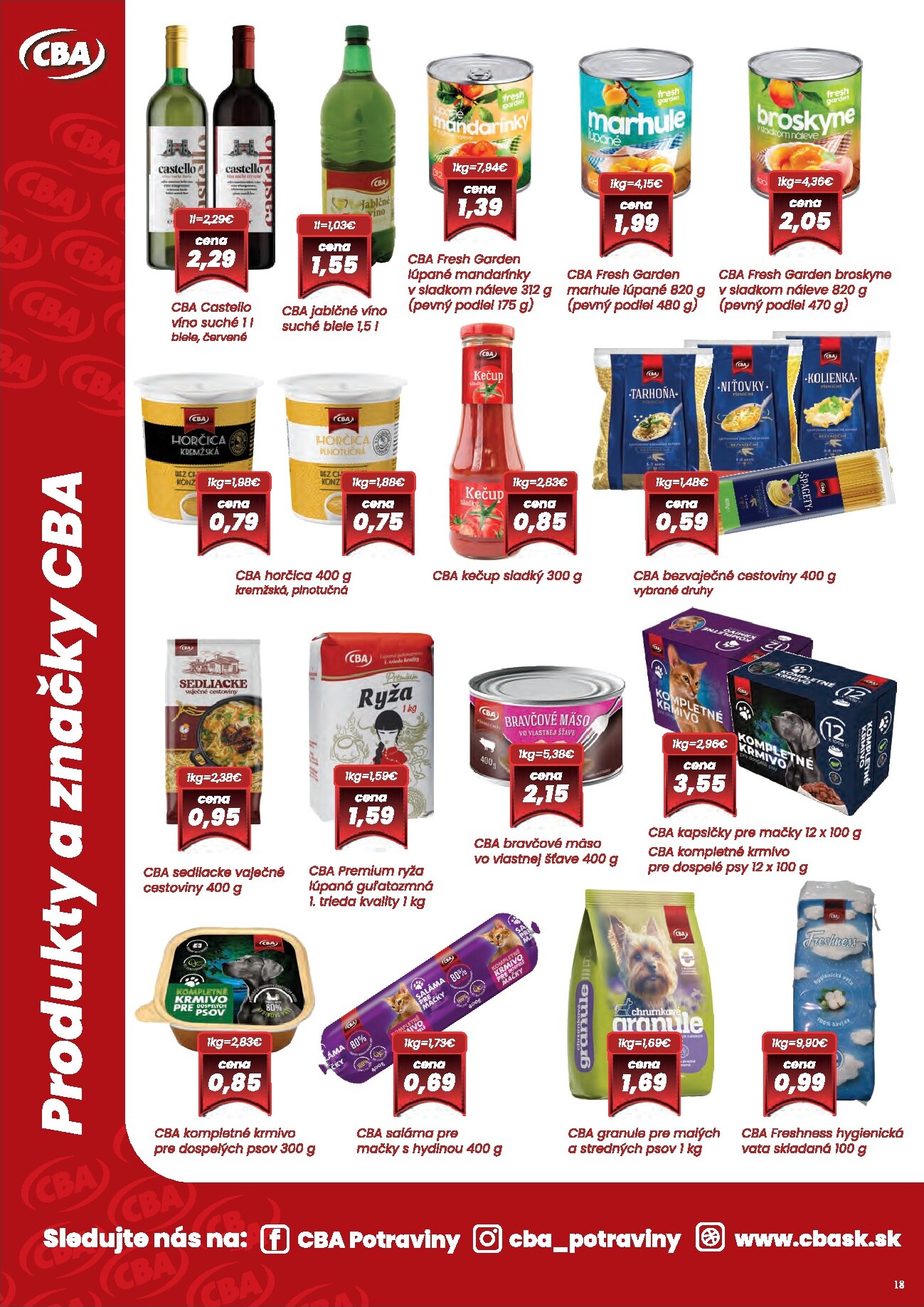 cba - Nový leták CBA - Komfos od štvrtka, 07.05.2026 do stredy, 20.05.2026 - page: 18