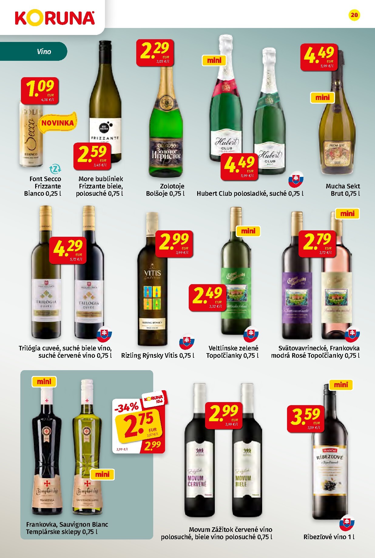 koruna - Nový Koruna leták od piatku, 14.08.2026 do stredy, 26.08.2026 - page: 20