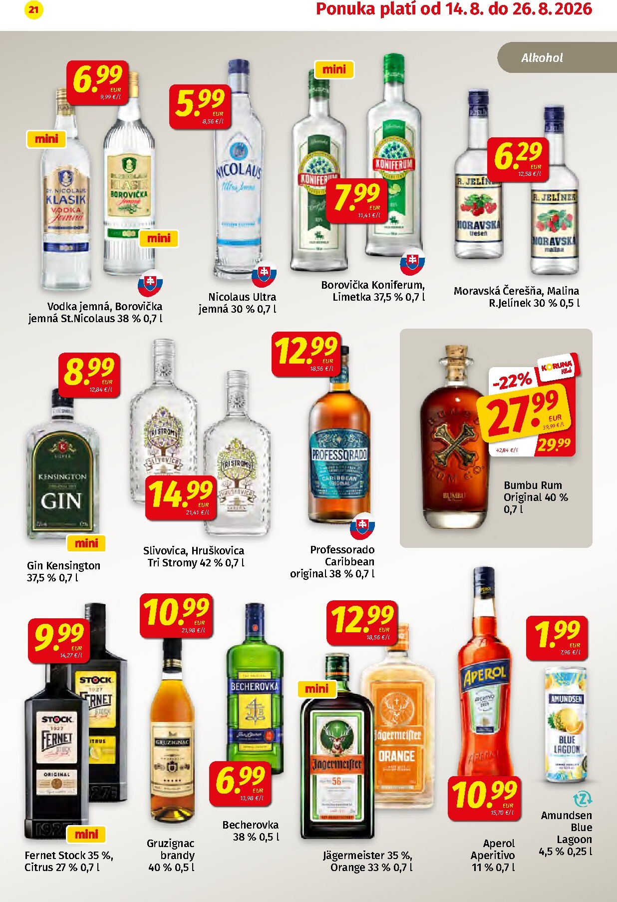 koruna - Nový Koruna leták od piatku, 14.08.2026 do stredy, 26.08.2026 - page: 21